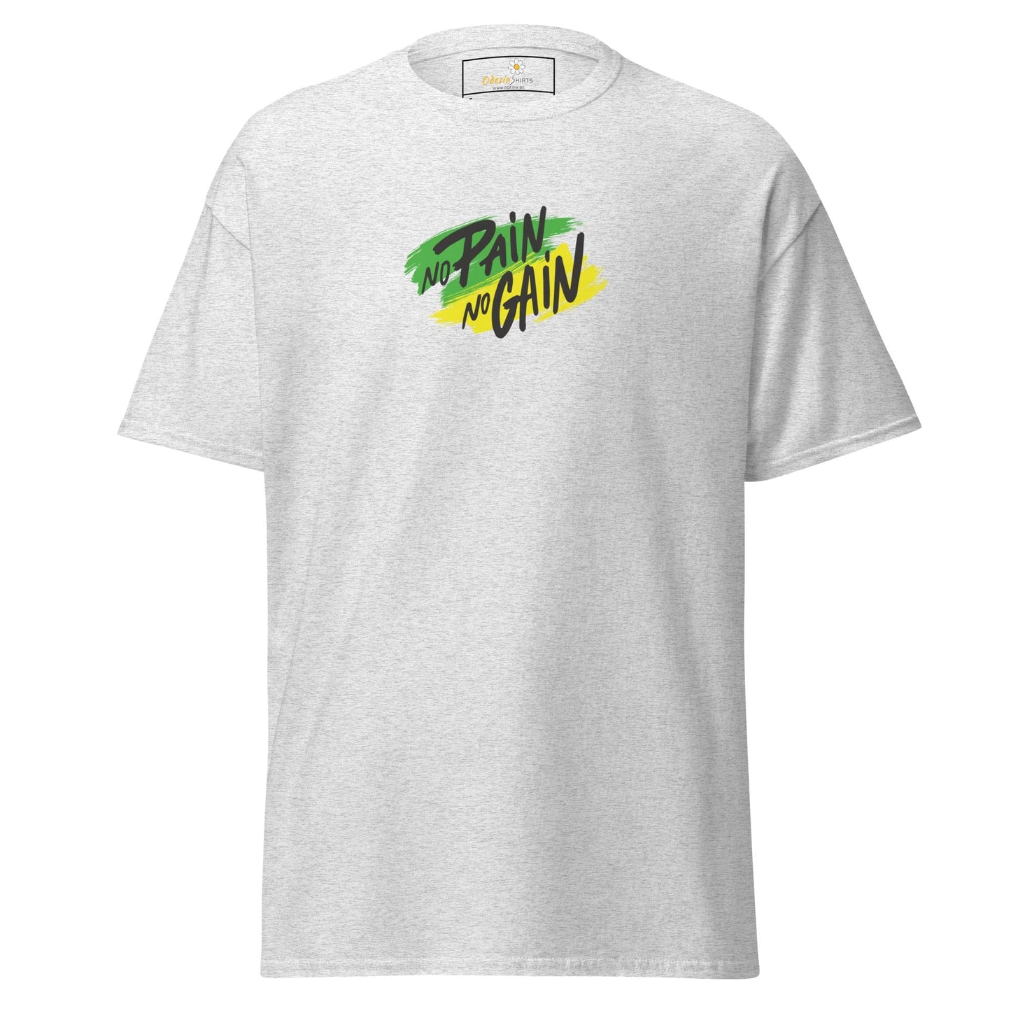 Unisex classic tee - SPORT NO PAIN NO GAIN - REGULAR - Ash / S