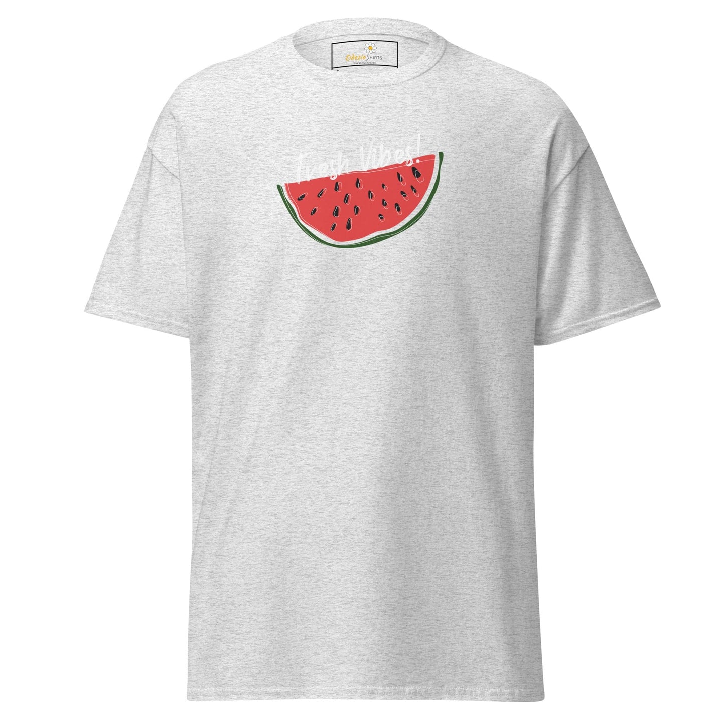 Unisex classic tee - SUMMER FRESH VIBES - REGULAR - Ash / S