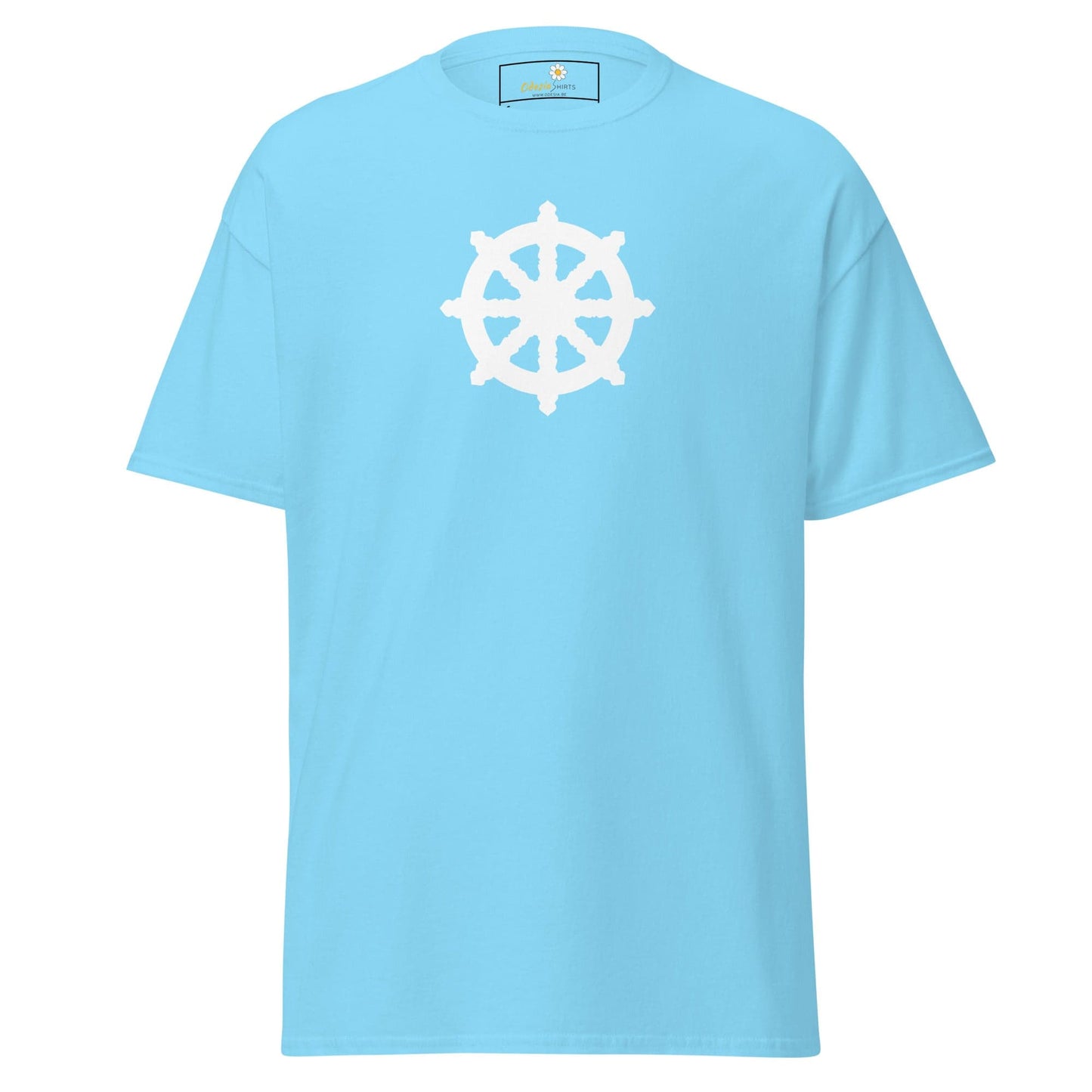 Unisex classic t-shirt - SPIRITUAL RUDDER - REGULAR - Sky / S
