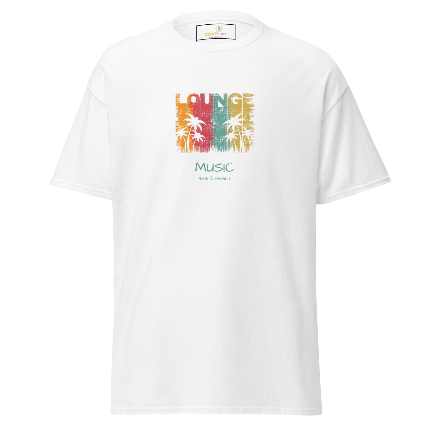 Unisex classic tee - MUSIC LOUNGE - REGULAR - White / S