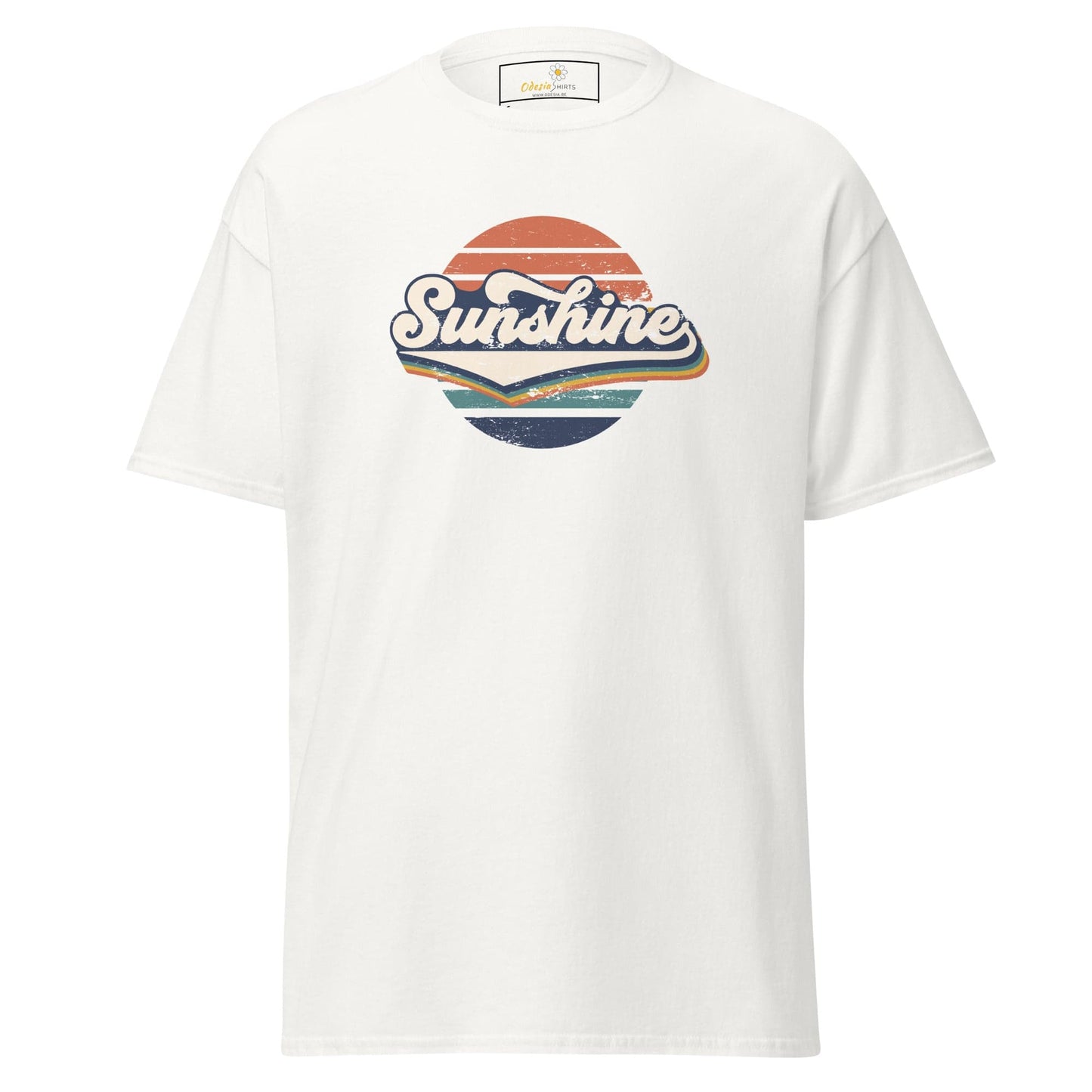 Unisex classic t-shirt - SUMMER SUNSHINE - REGULAR - White / S