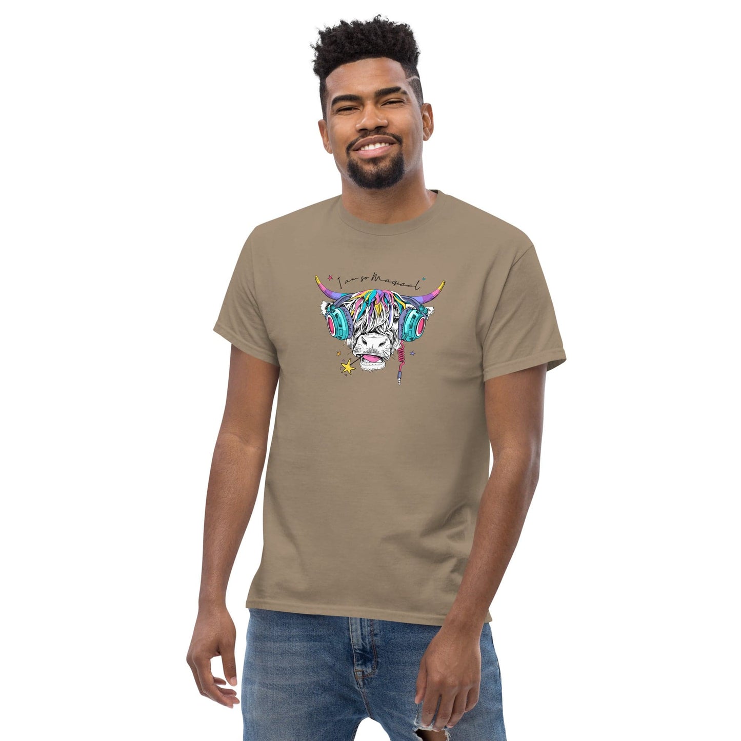 Art T-shirt Design Tee • Man / Woman • [s-xl] - Brown Savana / s