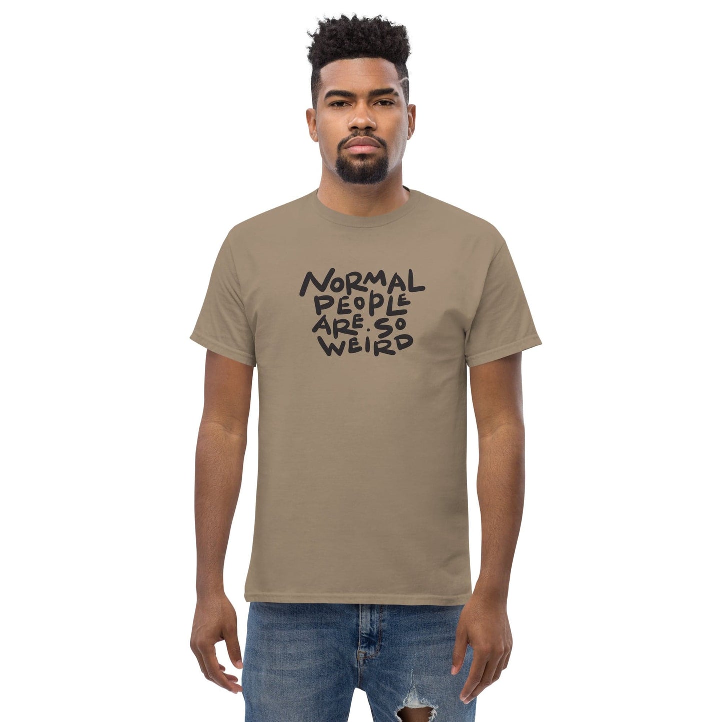 Art T-shirt Design Tee • Man / Woman • [s-xl] - Brown Savana / s