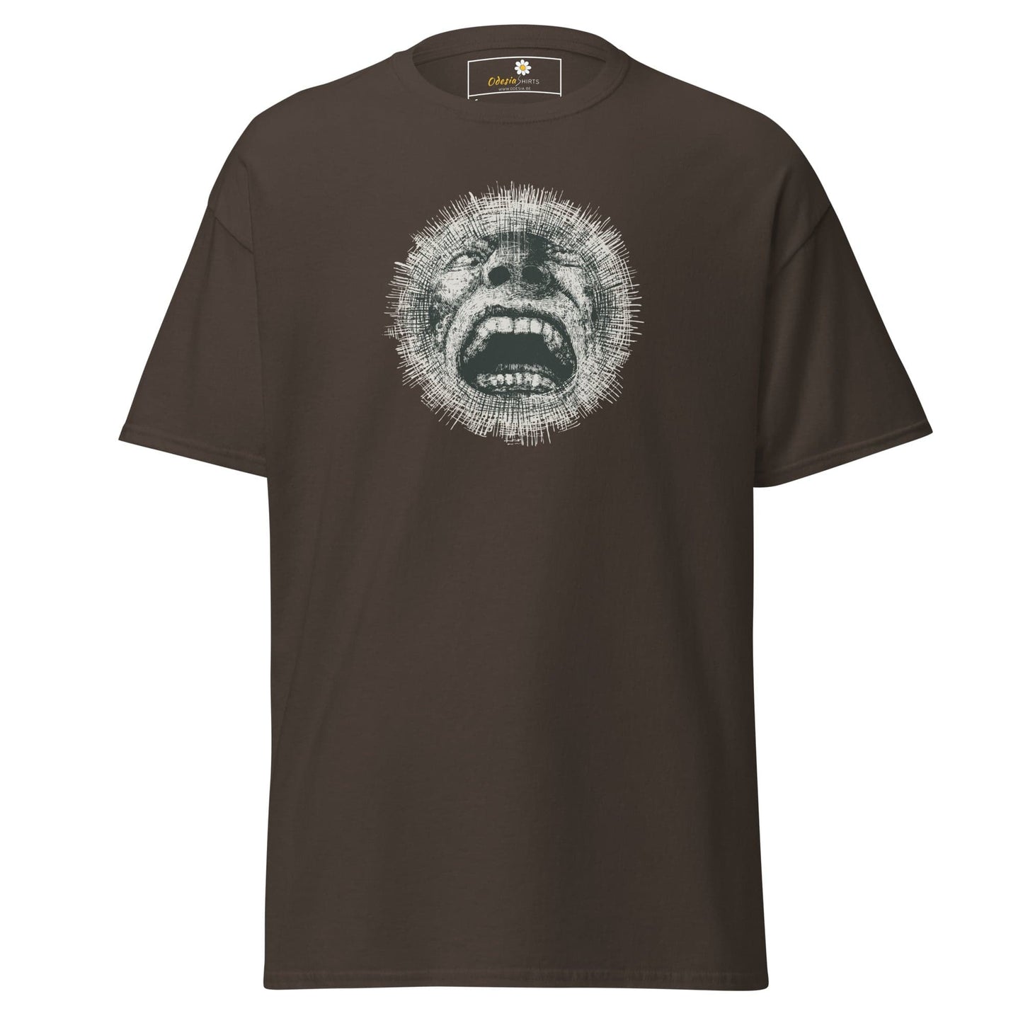 Art T-shirt Design Tee • Man / Woman • [s-xl] - Dark Chocolate / s