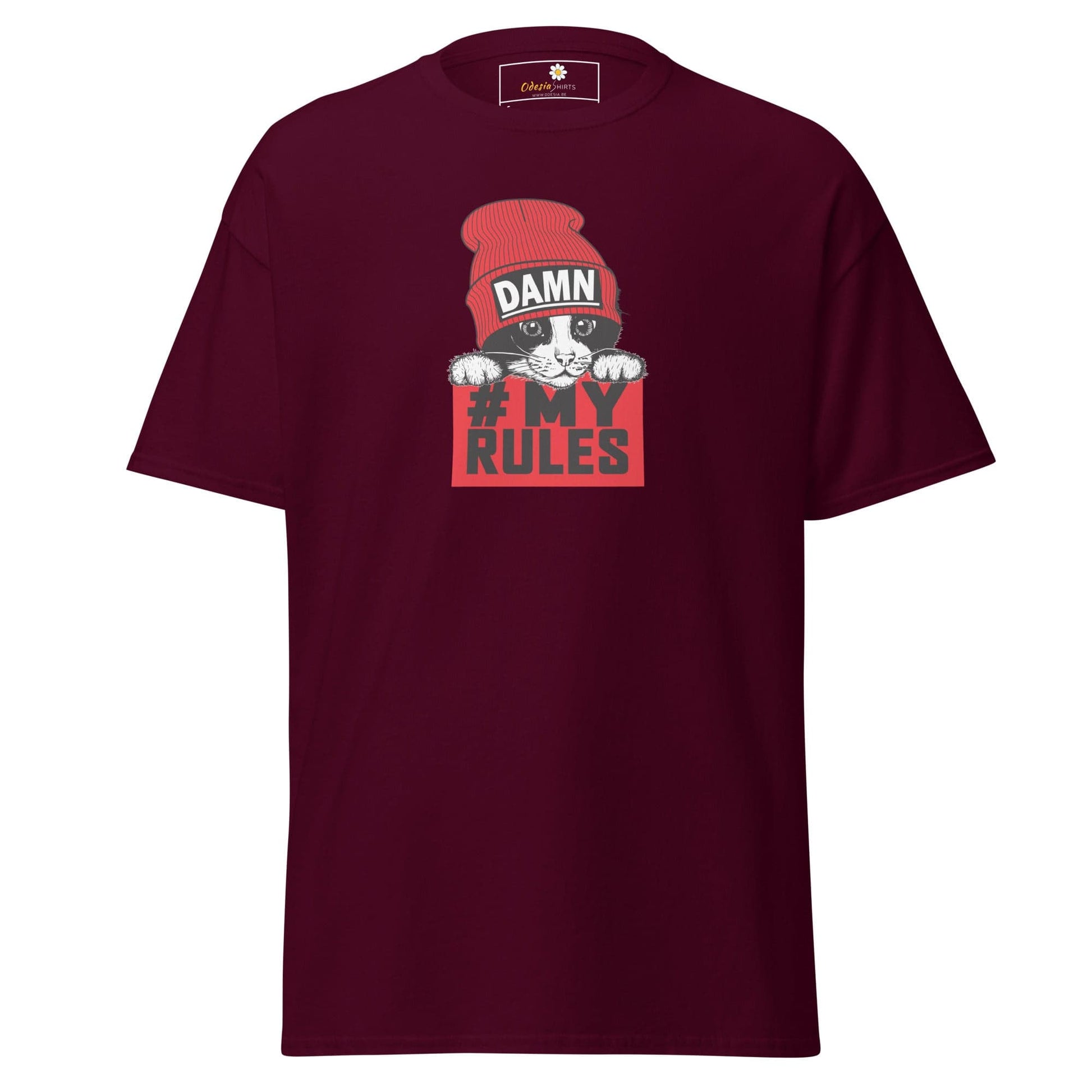 Art T-shirt Design Tee • Man / Woman • [s-xl] - Maroon / s