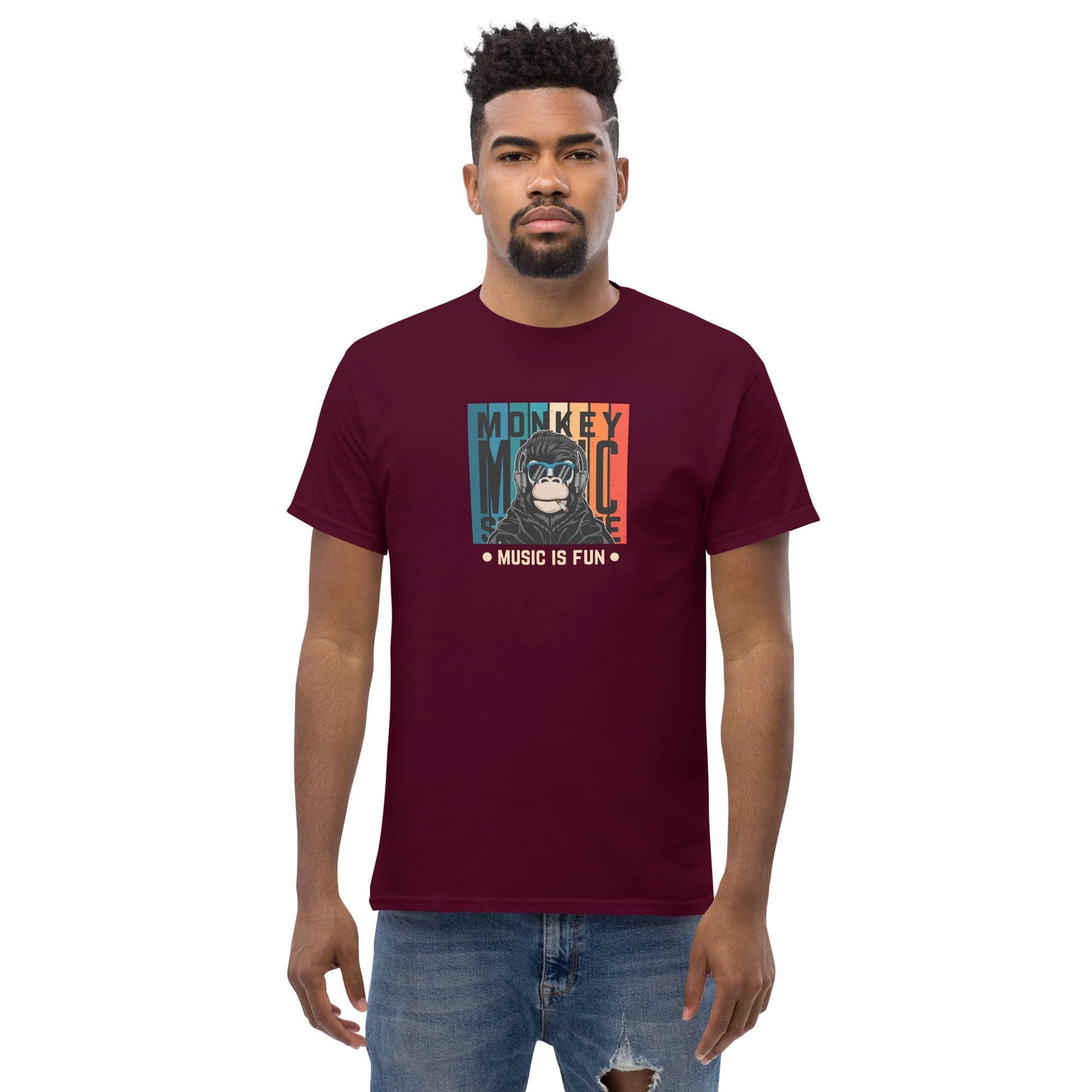 Art T-shirt Design Tee • Man / Woman • [s-xl] - Maroon / s