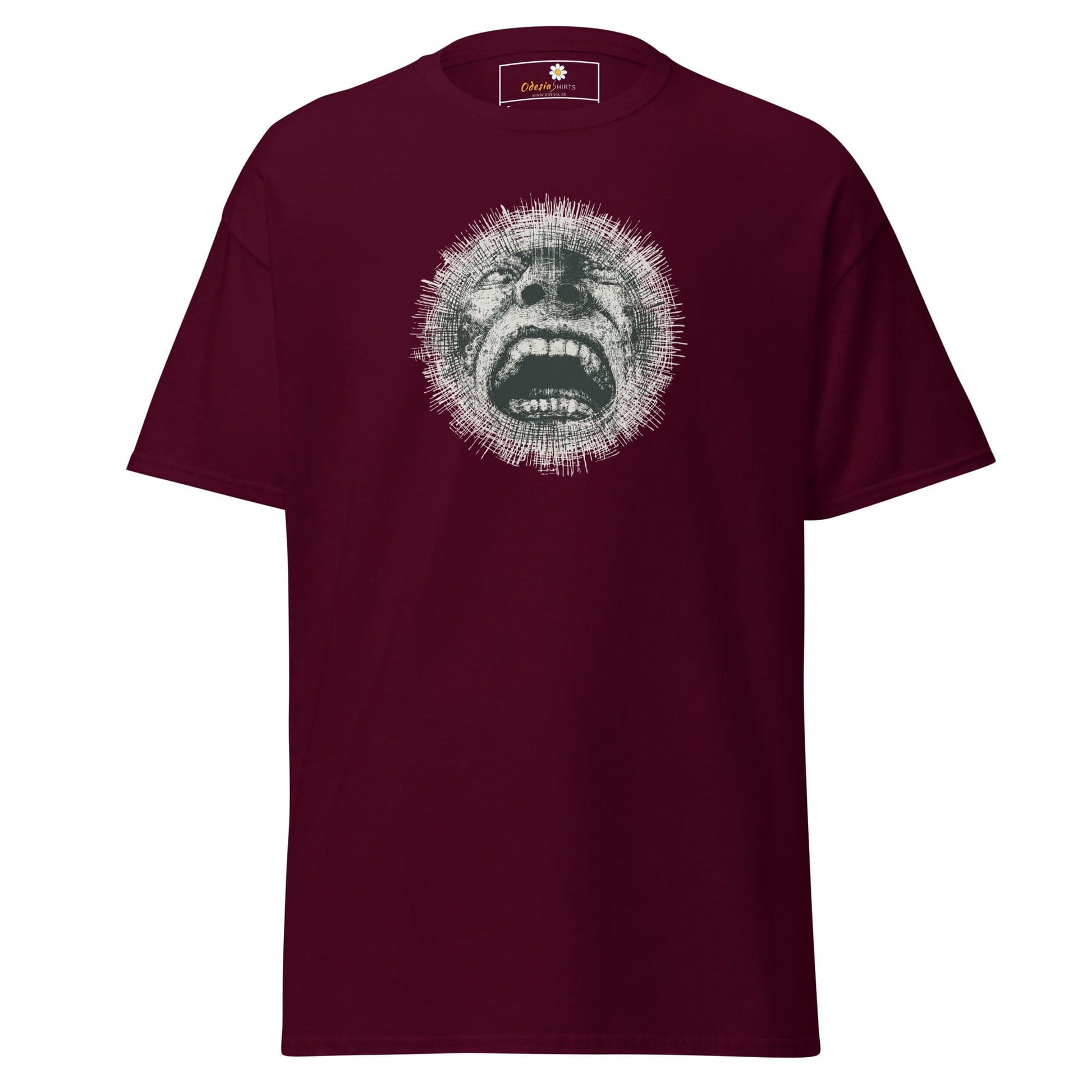 Art T-shirt Design Tee • Man / Woman • [s-xl] - Maroon / s