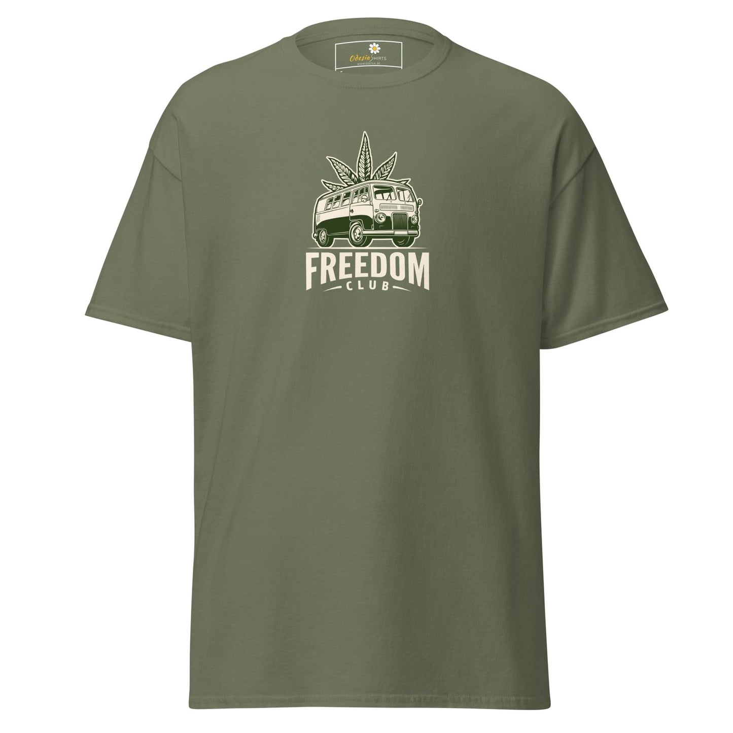 Art T-shirt Design Tee • Man / Woman • [s-xl] - Military Green / s