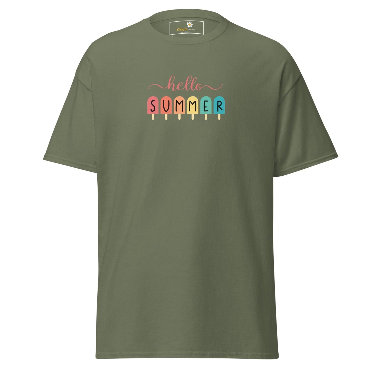 Art T-shirt Design Tee • Man / Woman • [s-xl] - Military Green / s