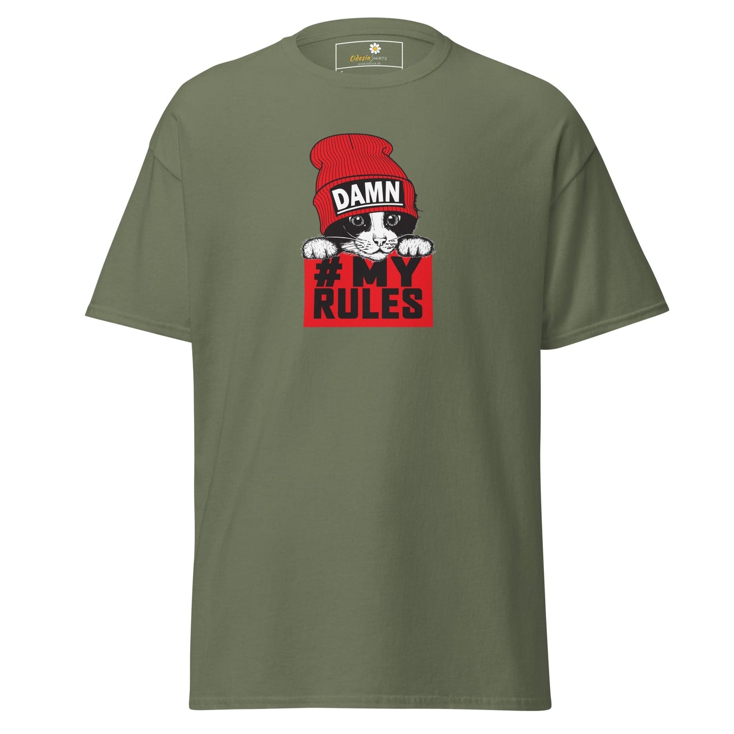Art T-shirt Design Tee • Man / Woman • [s-xl] - Military Green / s