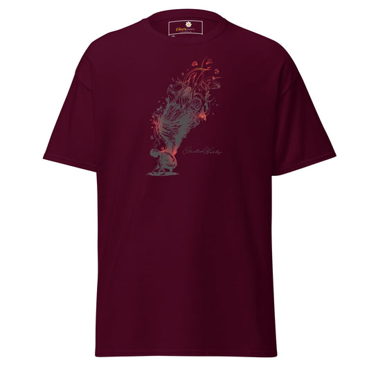 Art T-shirt Design Tee • Men / Women • [2xl-5xl] - Maroon / 2xl