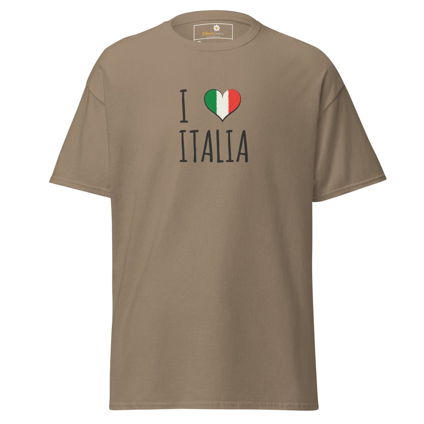 Unisex classic tee - COUNTRY I LOVE ITALY - BIG - Brown Savana / 2XL