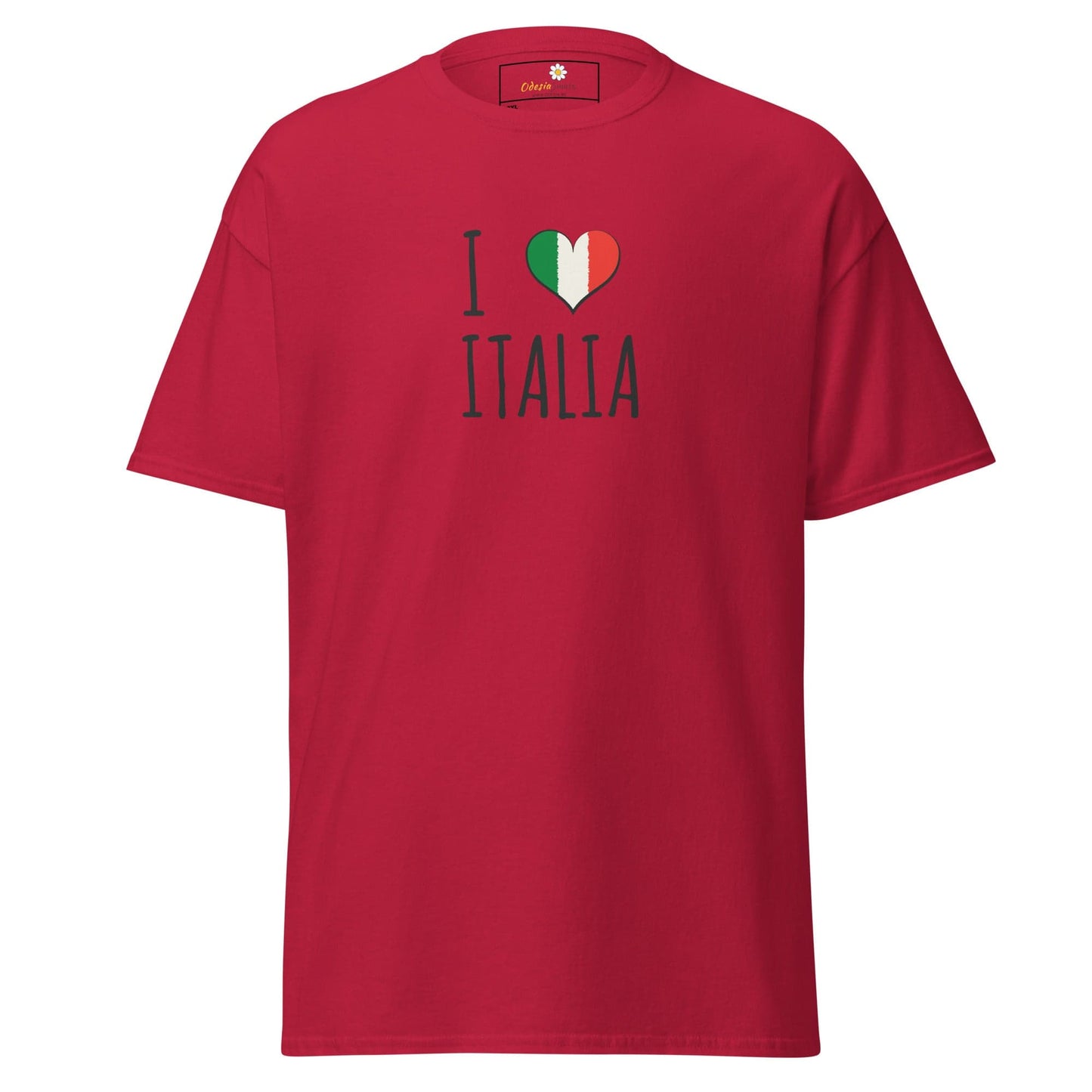 Unisex classic tee - COUNTRY I LOVE ITALY - BIG - Cardinal / 2XL