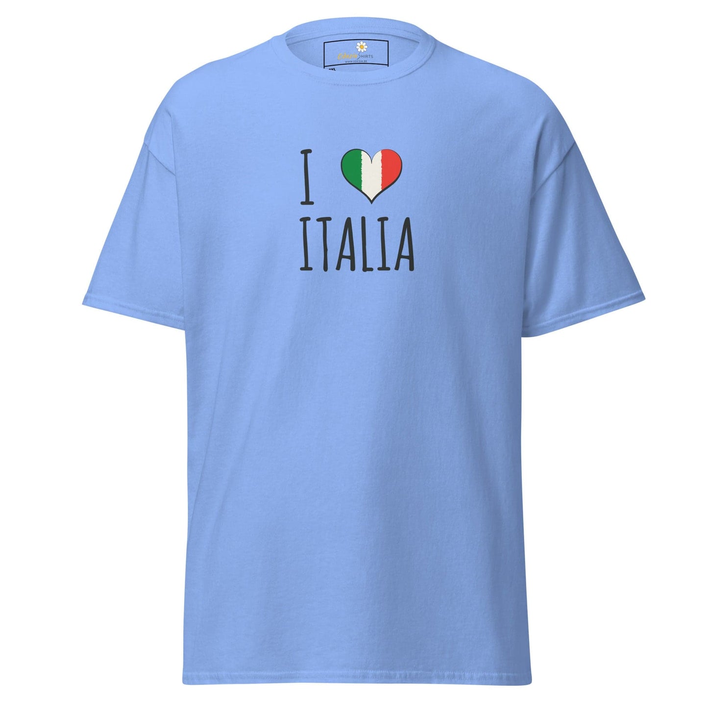 Unisex classic tee - COUNTRY I LOVE ITALY - BIG - Carolina Blue / 2XL