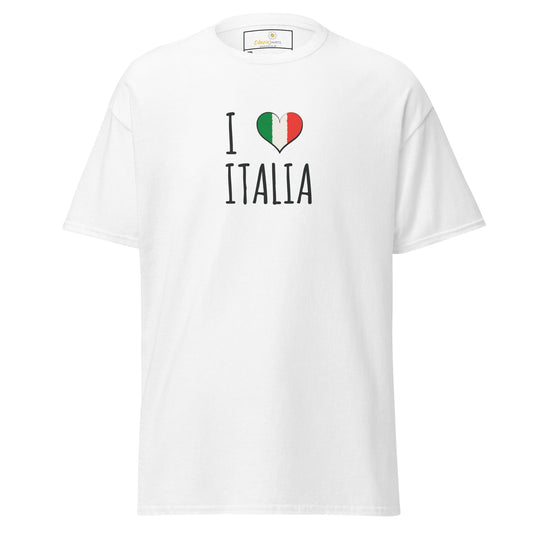 Unisex classic tee - COUNTRY I LOVE ITALY - BIG - White / 2XL