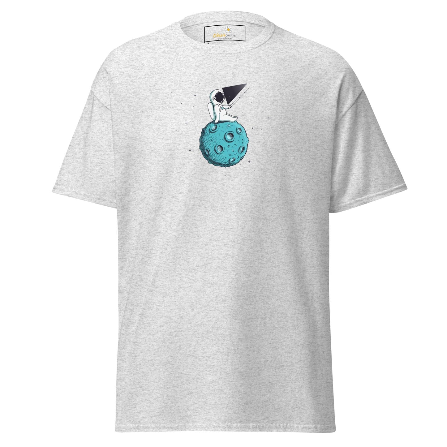 Unisex classic tee - ASTRONAUT SELFIE - REGULAR - Ash / S