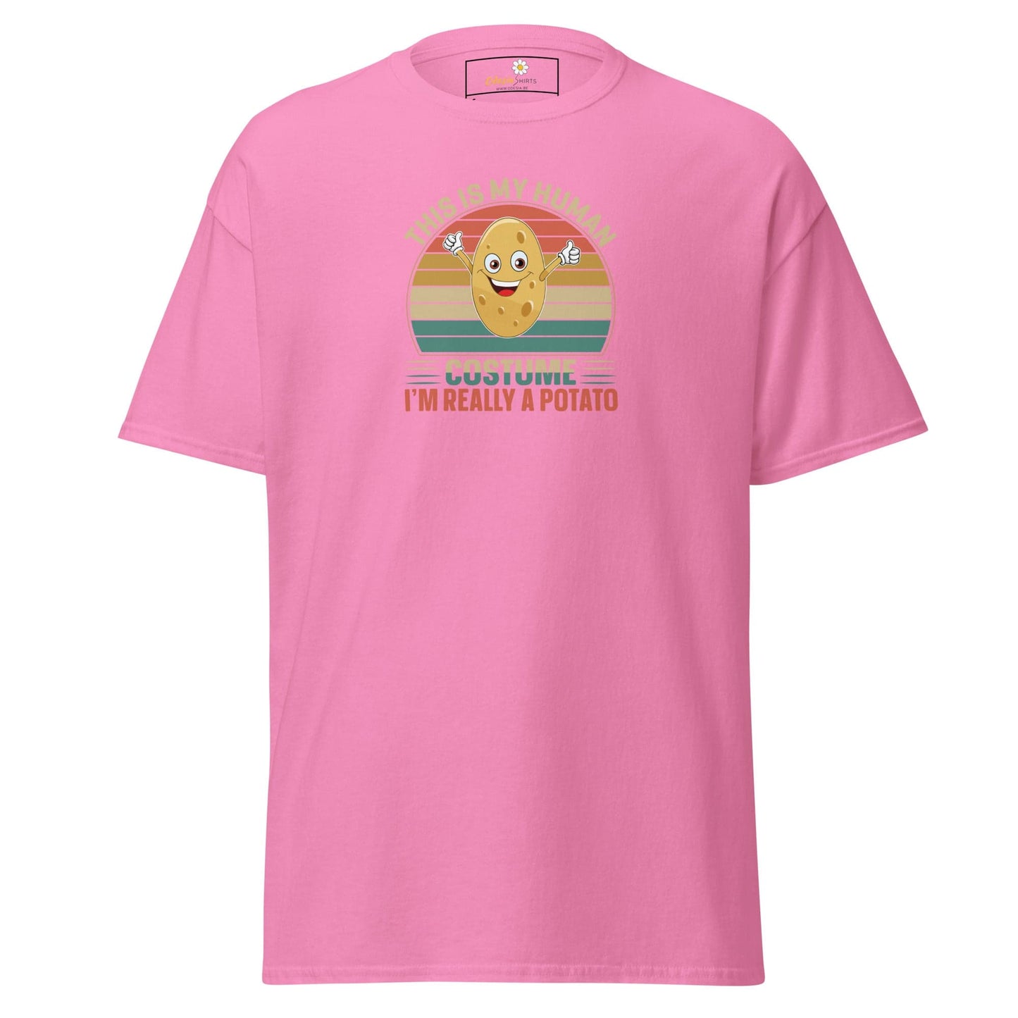 Unisex classic t-shirt - FUN POTATO HUMAN COSTUME - REGULAR - Azalea / S