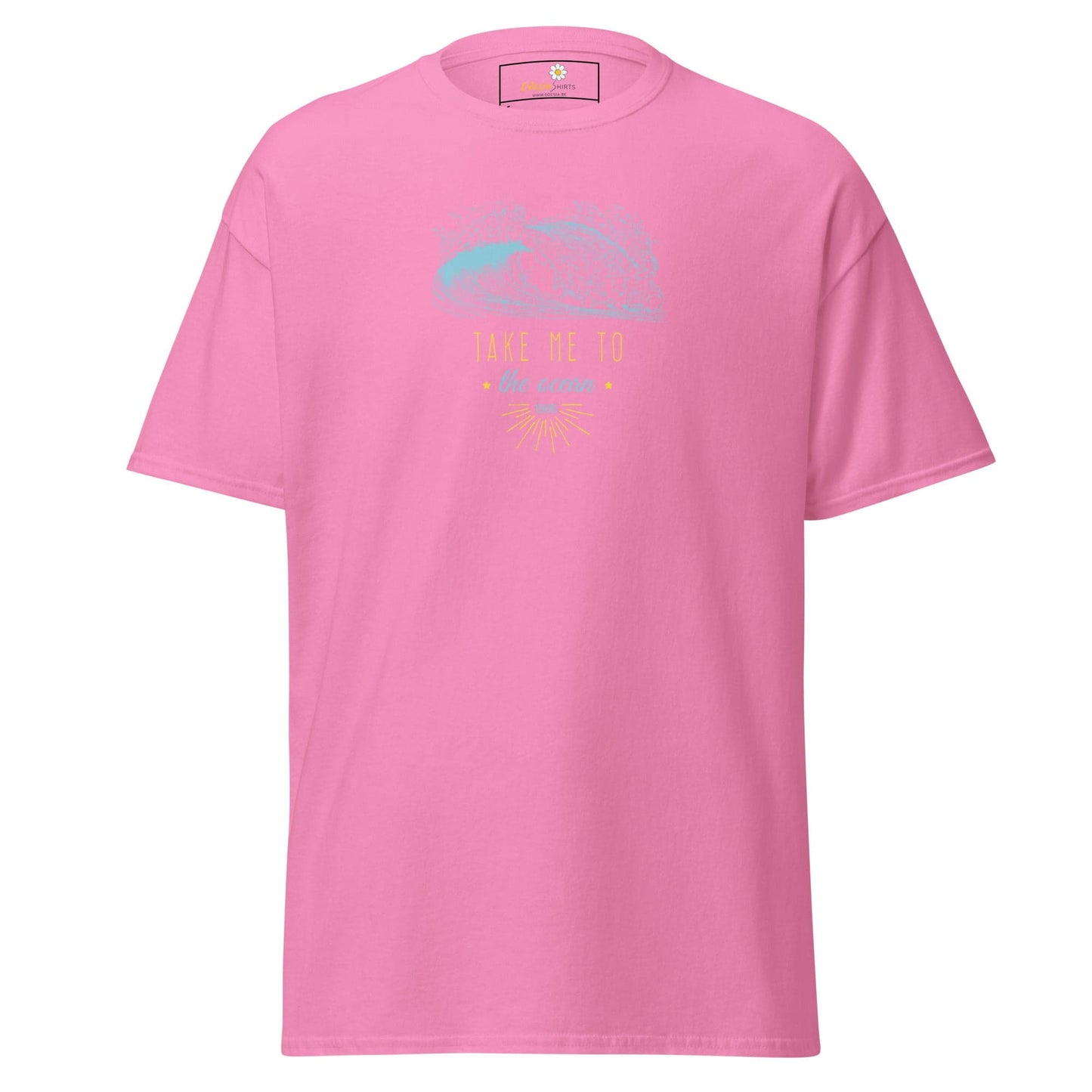 Unisex classic t-shirt - SEALIFE TAKE ME TO THE OCEAN - REGULAR - Azalea / S