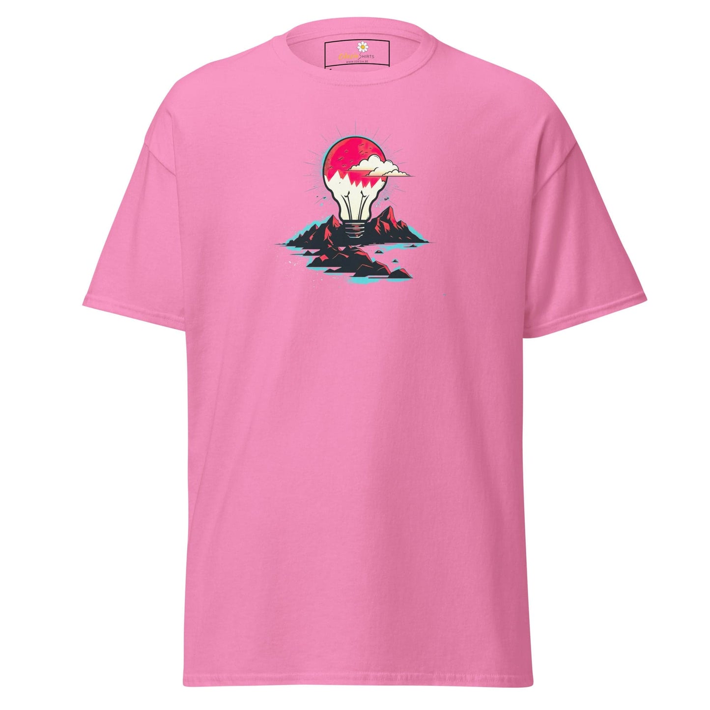 Unisex classic tee - MISC LIGHTBULB MOUNTAIN - REGULAR - Azalea / S