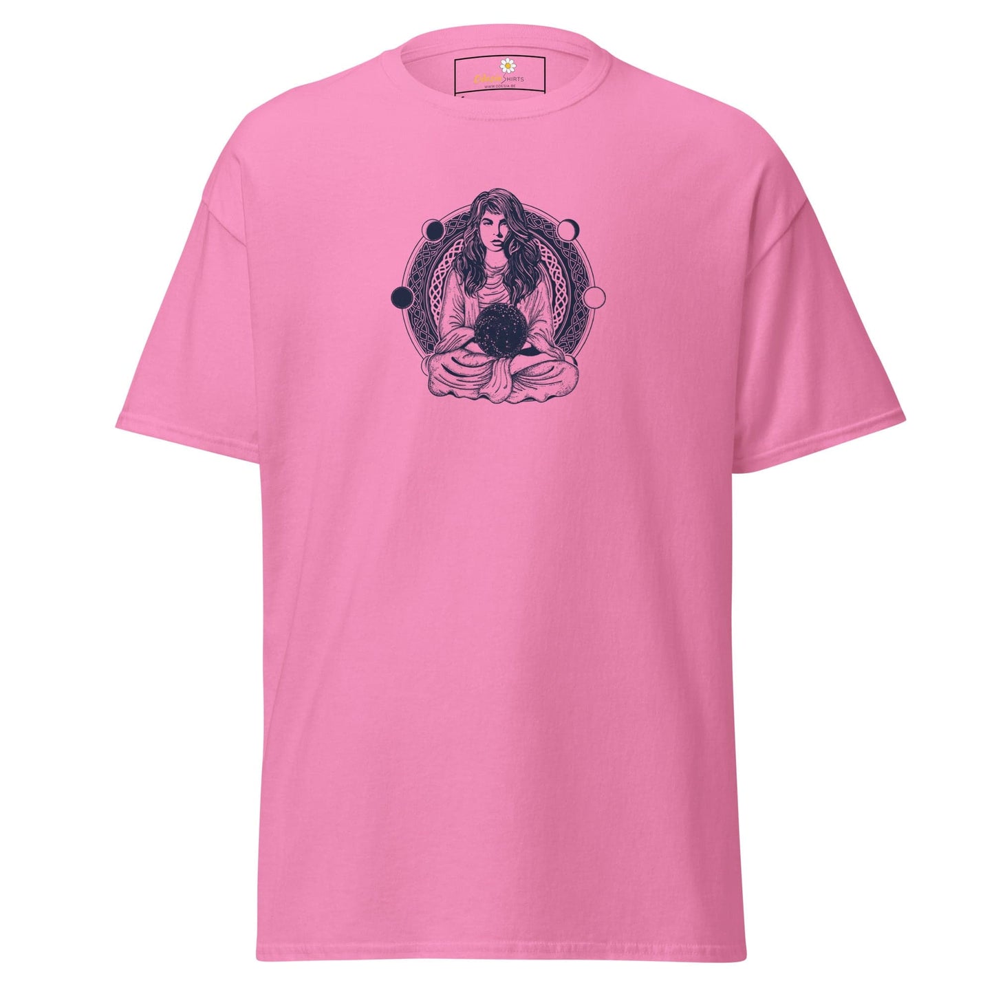 Unisex classic t-shirt - MYSTIC WOMAN MOON - REGULAR - Azalea / S