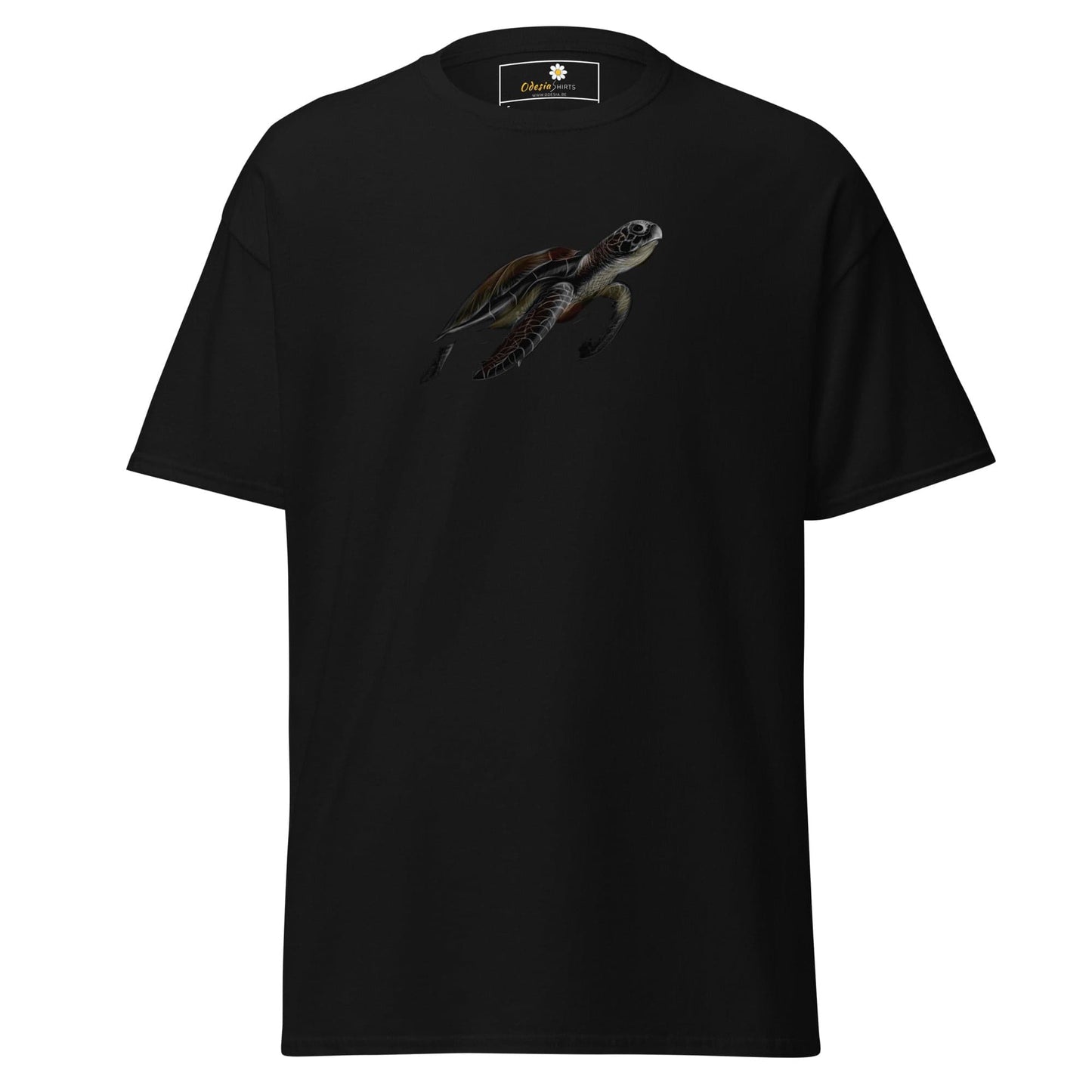 Unisex classic tee - WILD LIFE SEA TURTLE - REGULAR - Black / S