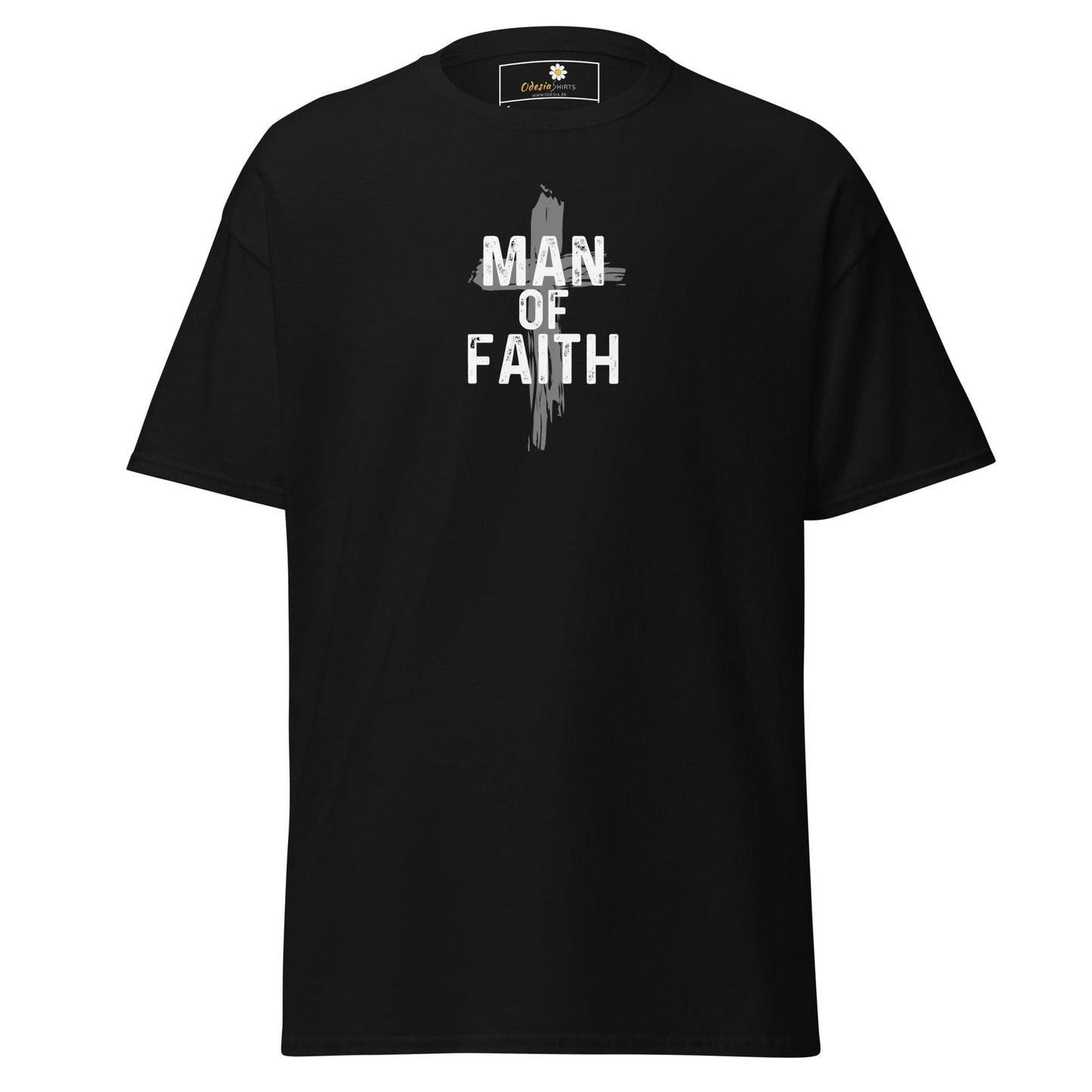 Unisex classic tee - SPIRITUAL MAN OF FAITH - REGULAR - Black / S