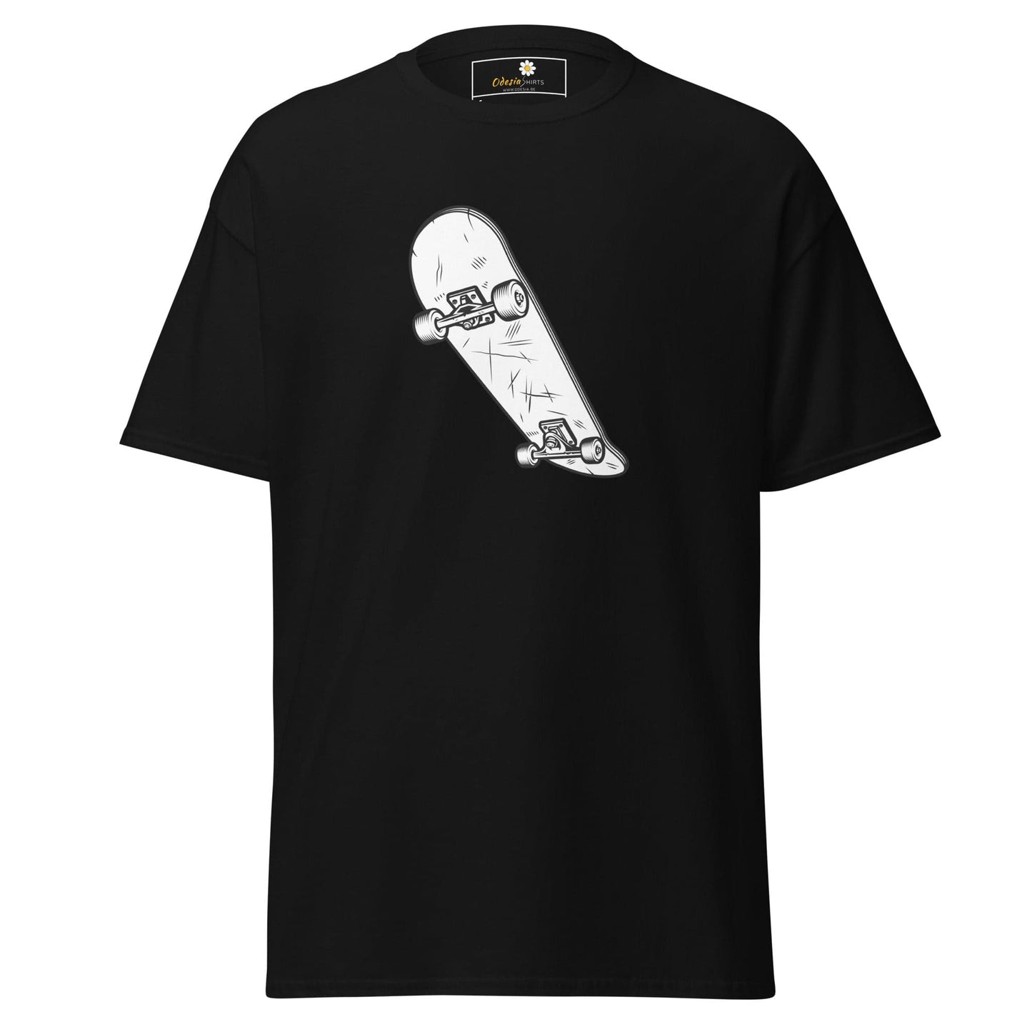 Unisex classic t-shirt - SPORT SKATEBOARD - REGULAR - Black / S