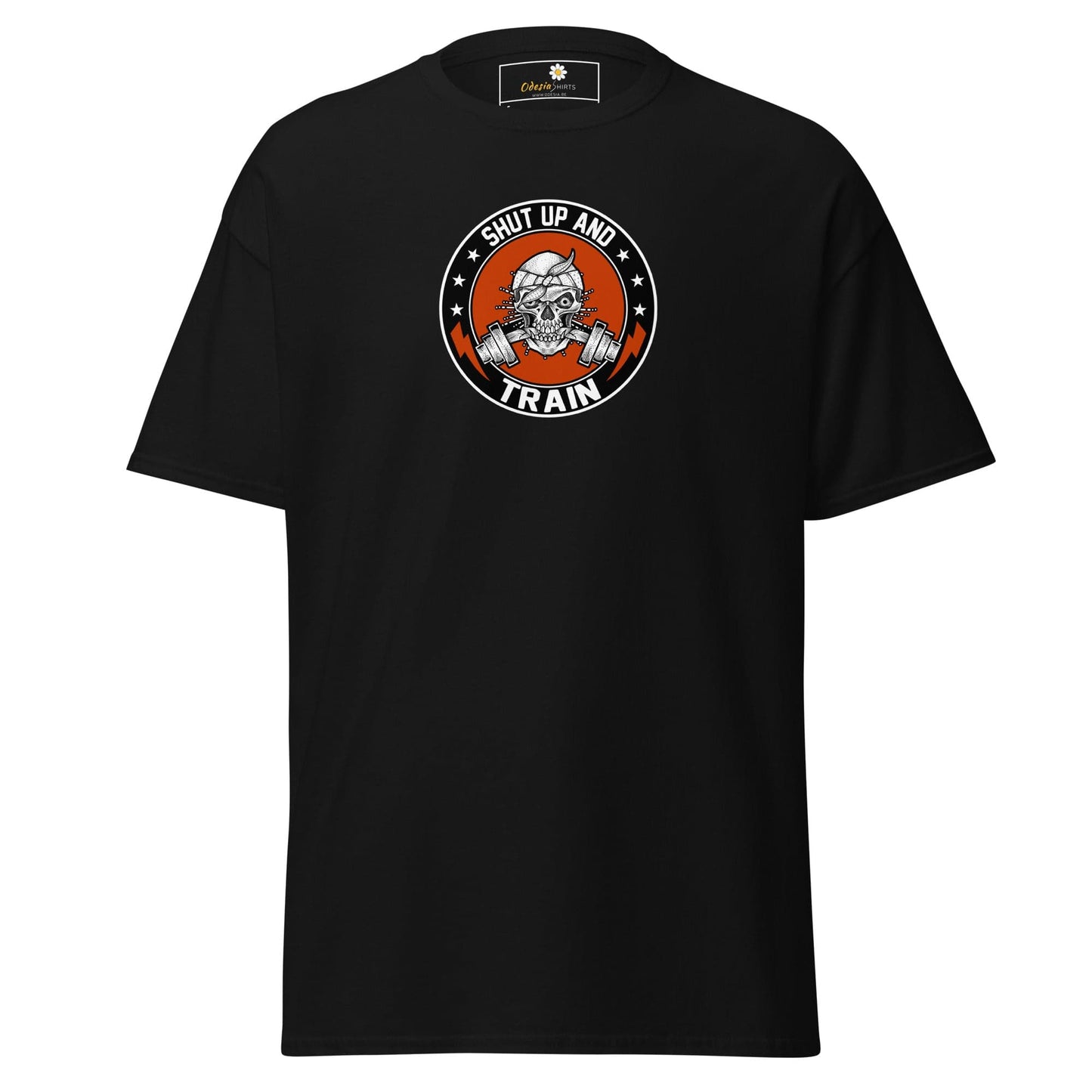 Unisex classic tee - SPORT SHUT UP AND TRAIN - REGULAR - Black / S