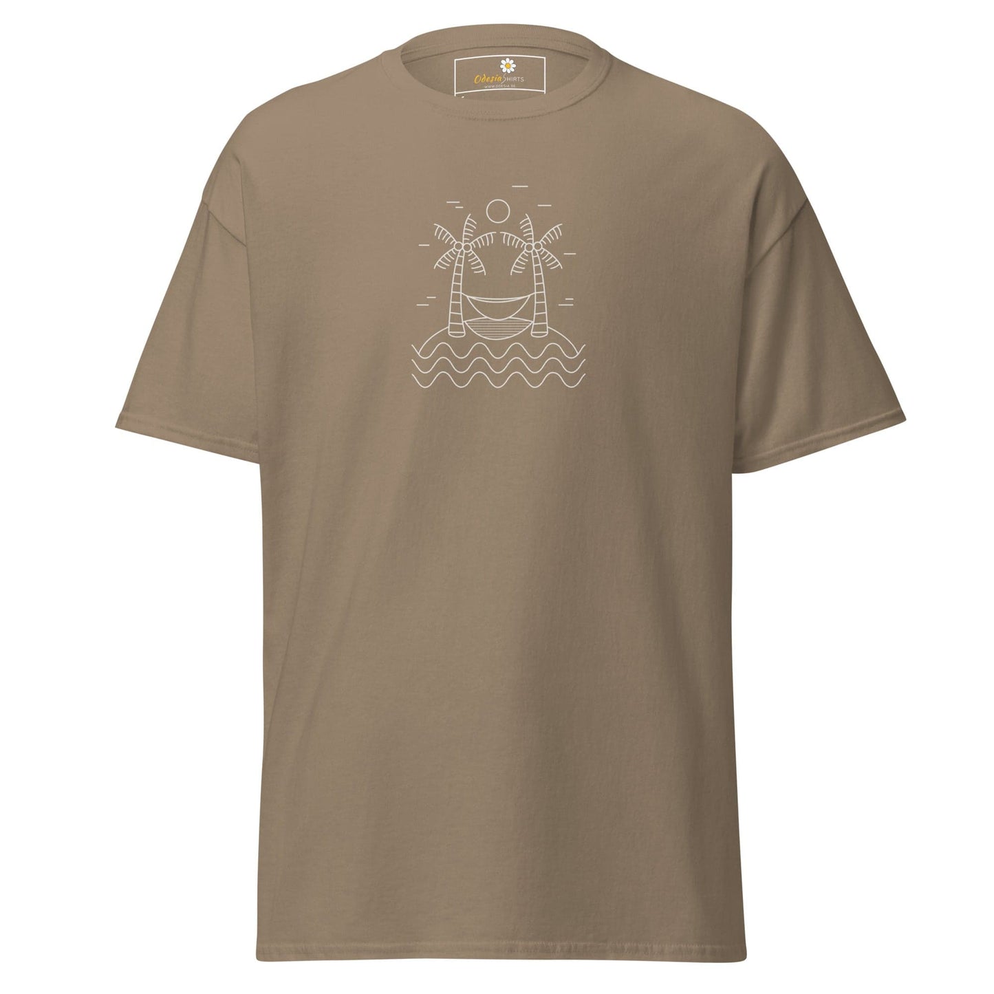 Unisex classic tee - SUMMER SUNNY ISLAND - REGULAR - Brown Savana / S