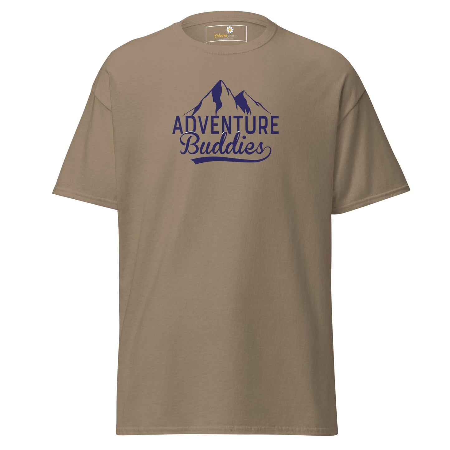 Unisex classic t-shirt - SPORT ADVENTURE BUDDIES - REGULAR - Brown Savana / S