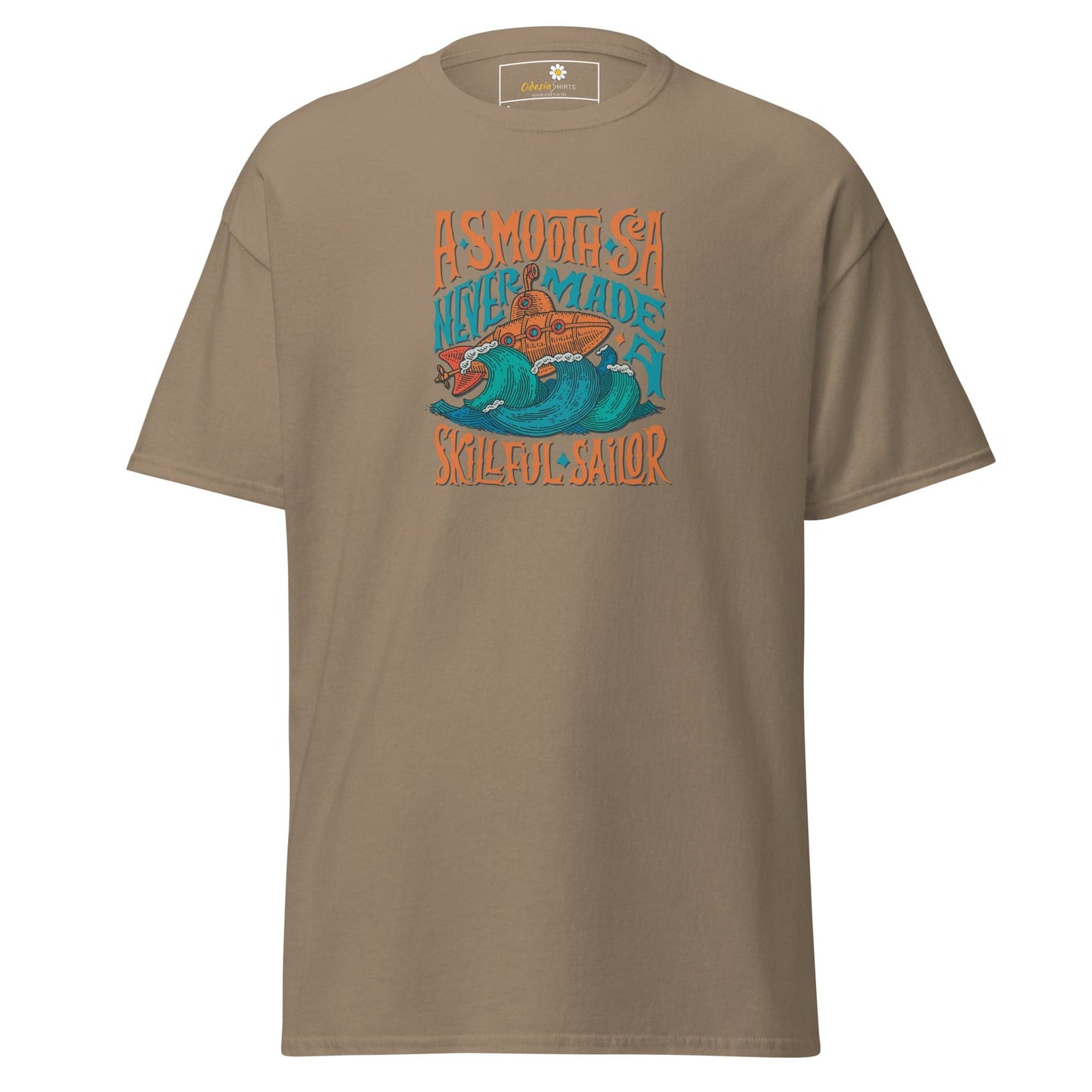 Unisex classic t-shirt - SEALIFE A SMOOTH SEA NEVER MADE - REGULAR - Brown Savana / S