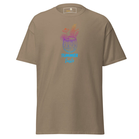 Unisex classic t-shirt - SUMMER MISC TASTE - REGULAR - Brown Savana / S