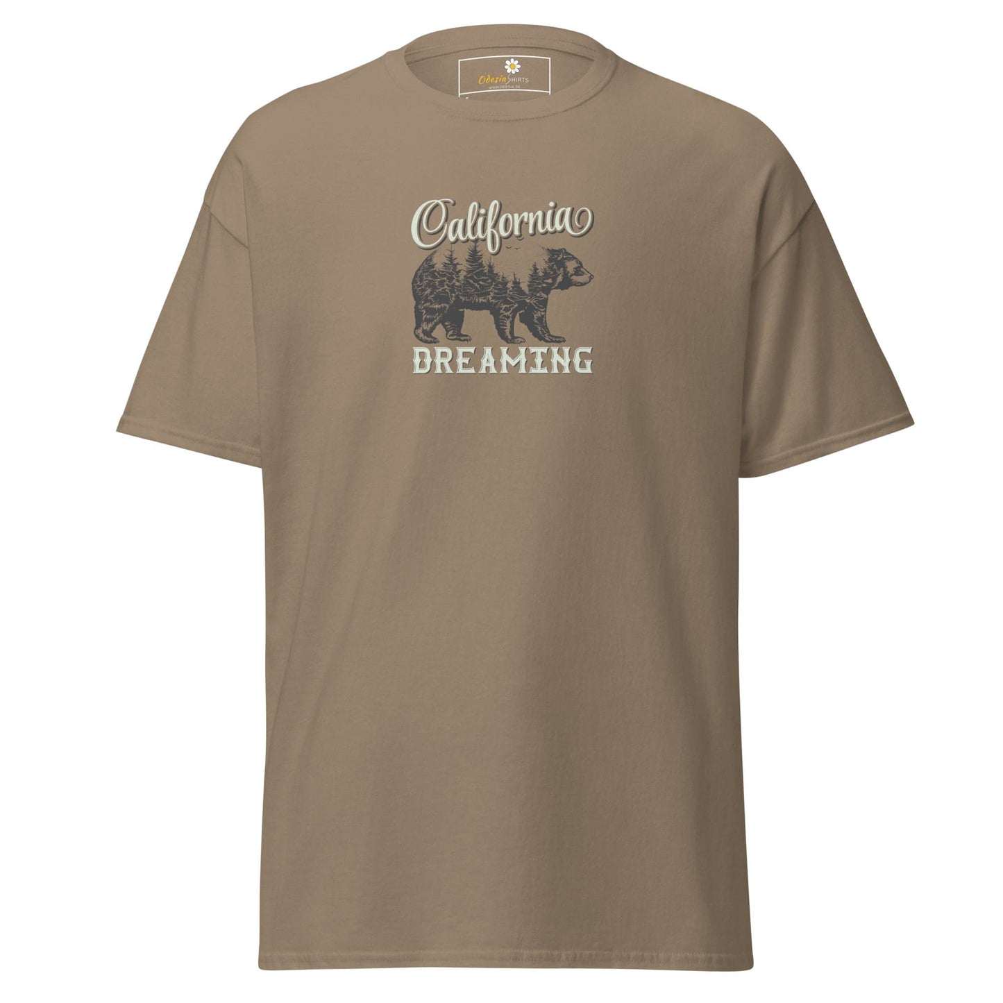 Unisex classic tee - WILD LIFE CALIFORNIA DREAMING - REGULAR - Brown Savana / S