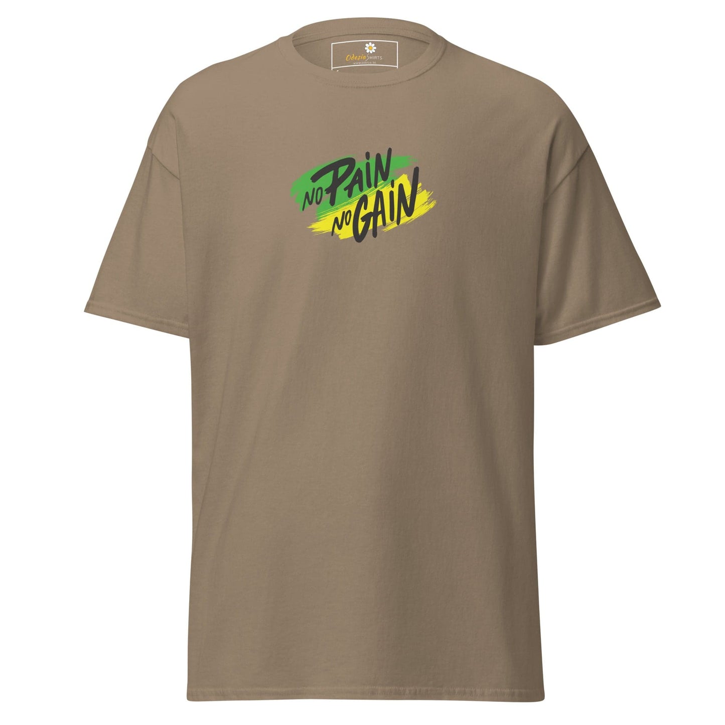 Unisex classic tee - SPORT NO PAIN NO GAIN - REGULAR - Brown Savana / S