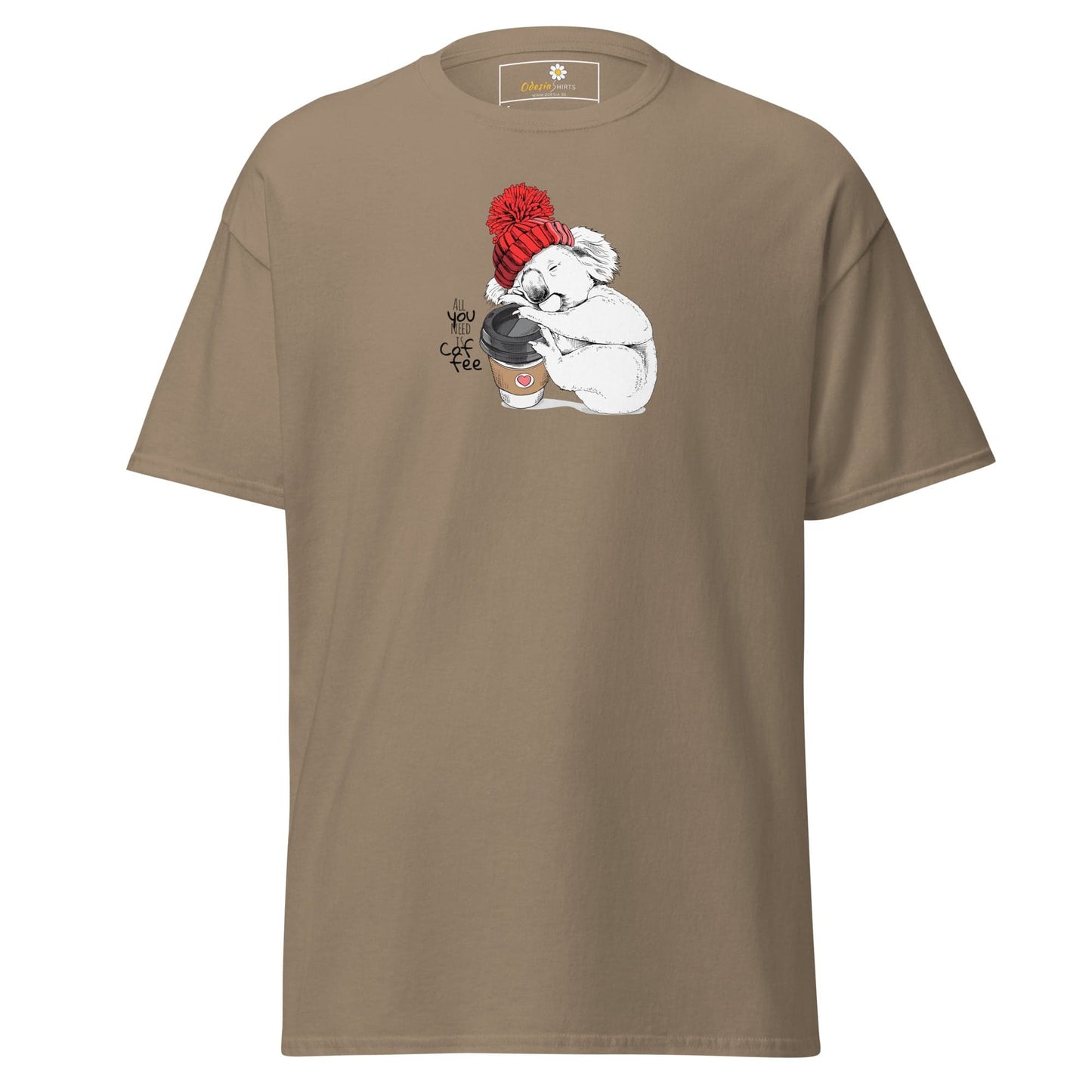 Unisex classic tee - WILD LIFE FUN KOALA - REGULAR - Brown Savana / S