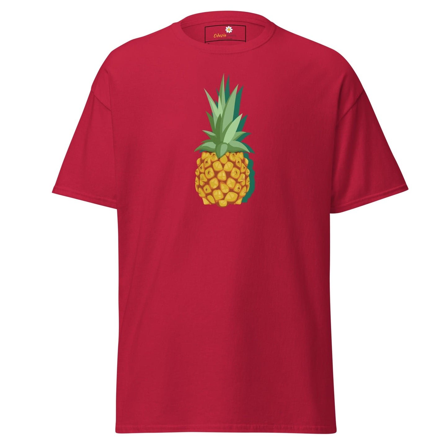 Unisex classic tee - SUMMER PINEAPPLE - REGULAR - Cardinal / S