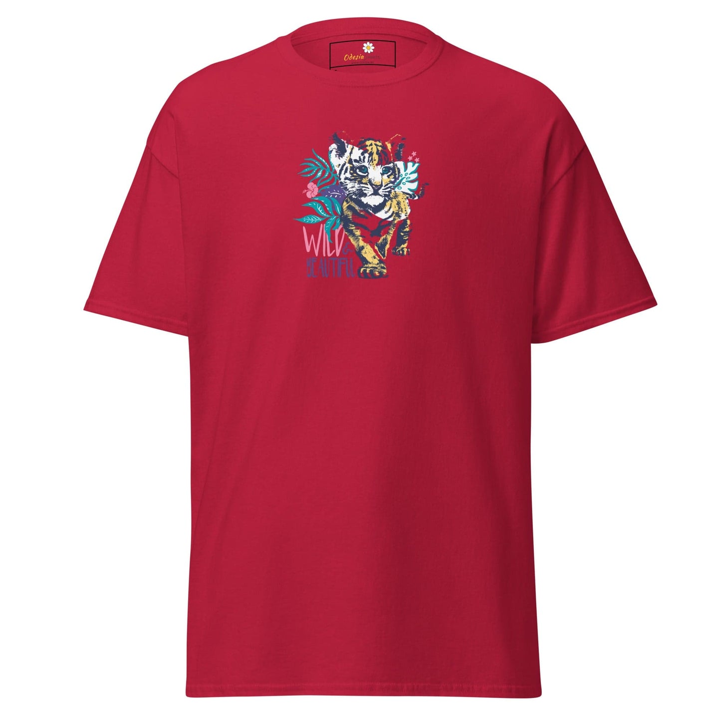 Unisex classic tee - WILD LIFE AND BEAUTIFUL - REGULAR - Cardinal / S