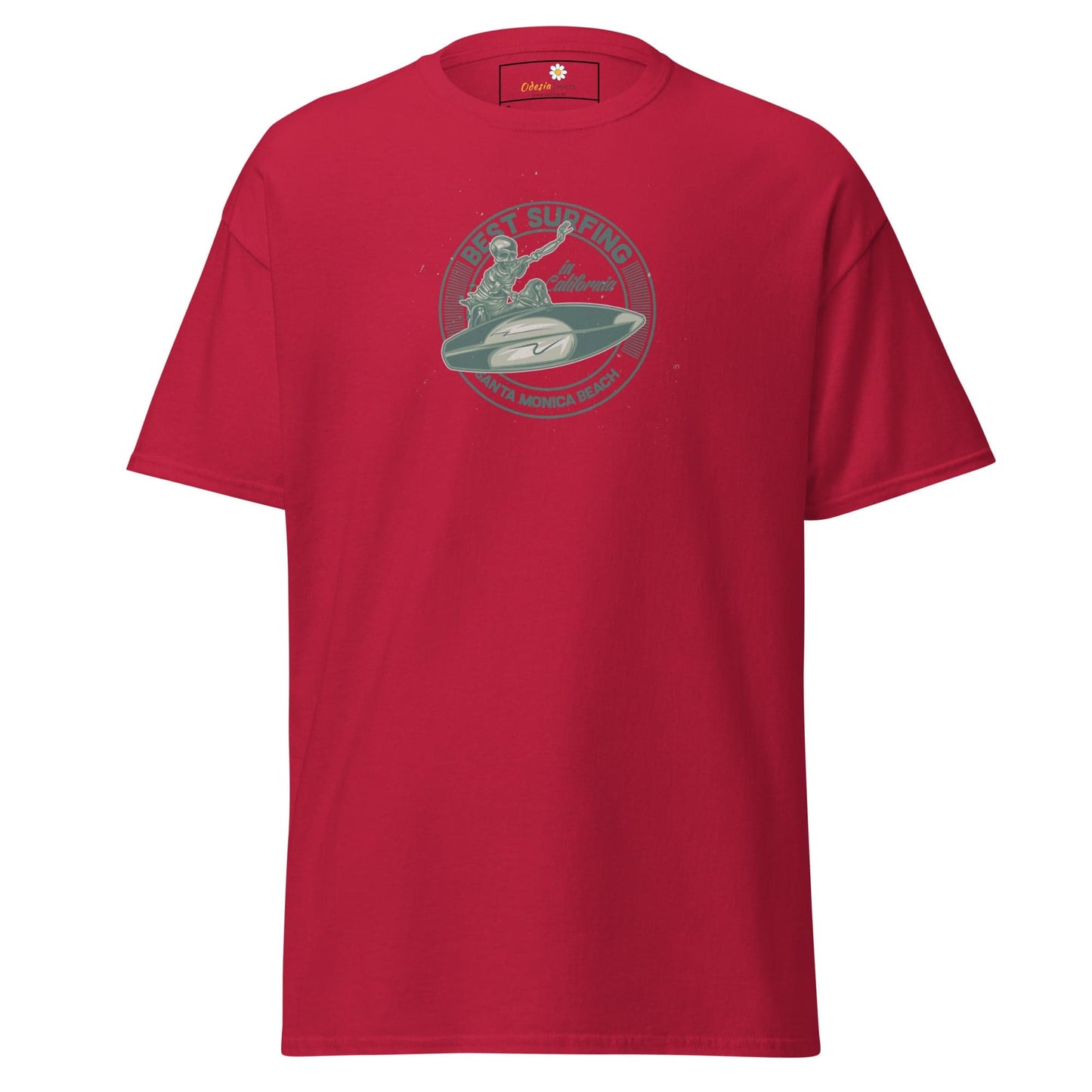 Unisex classic t-shirt - SPORT BEST SURFING - REGULAR - Cardinal / S