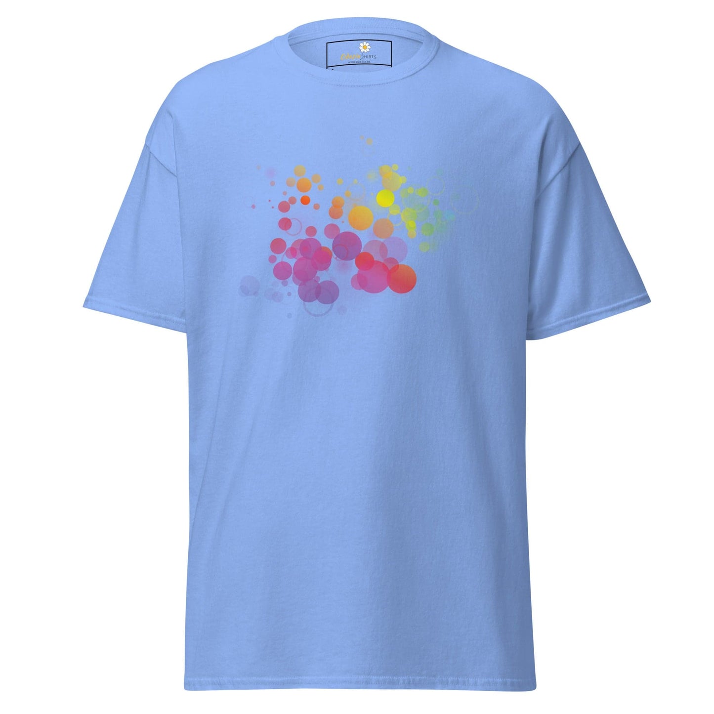 Unisex classic tee - ABSTRACT BUBBLES - REGULAR - Carolina Blue / S
