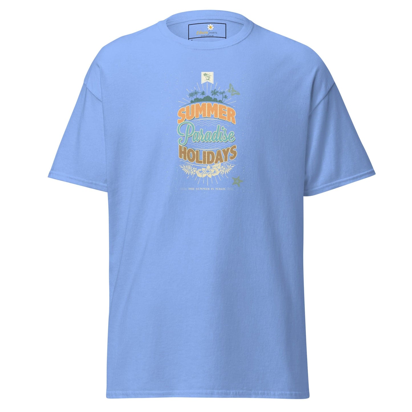 Unisex classic tee - SUMMER PARADISE - REGULAR - Carolina Blue / S