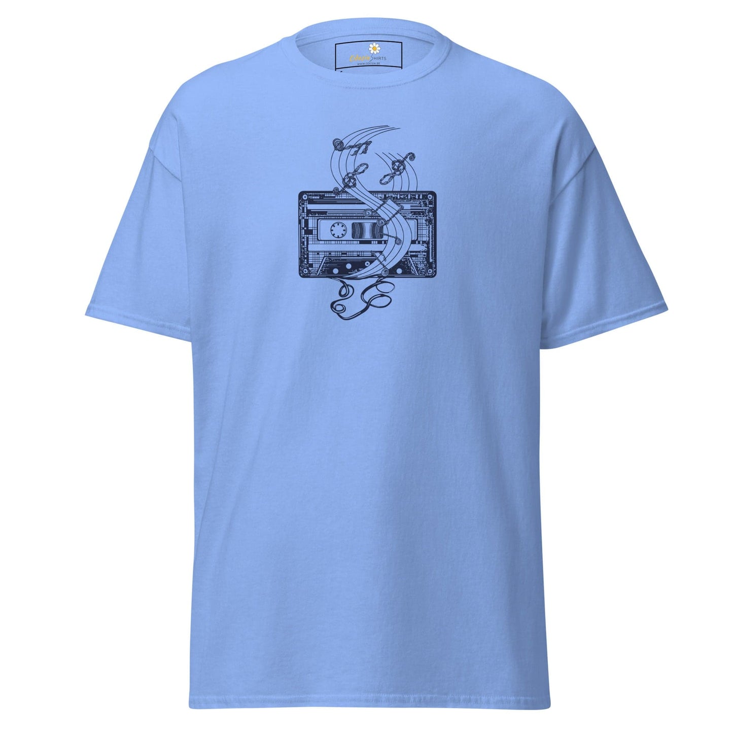 Unisex classic t-shirt - MUSIC TAPE - REGULAR - Carolina Blue / S
