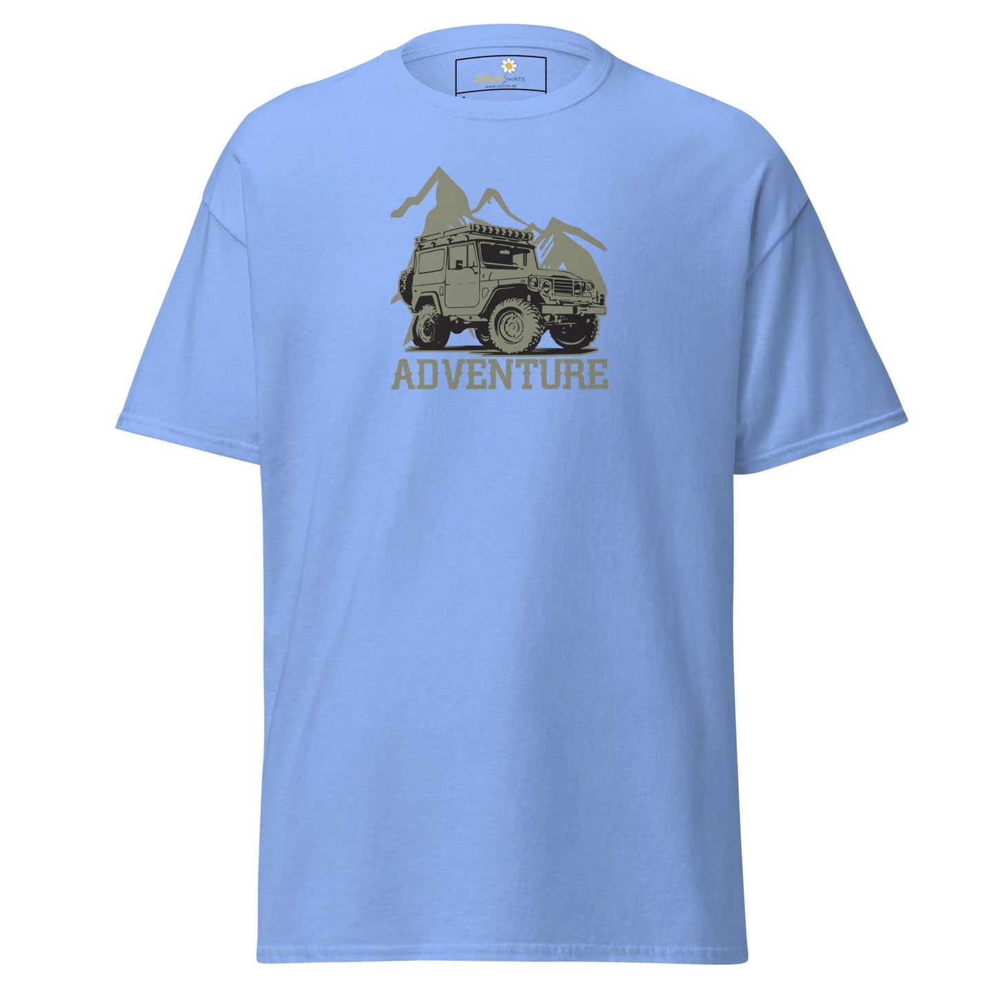 Unisex classic t-shirt - MOTOR ADVENTURE 4X4 - REGULAR - Carolina Blue / S