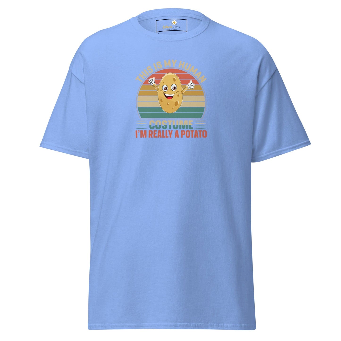 Unisex classic t-shirt - FUN POTATO HUMAN COSTUME - REGULAR - Carolina Blue / S