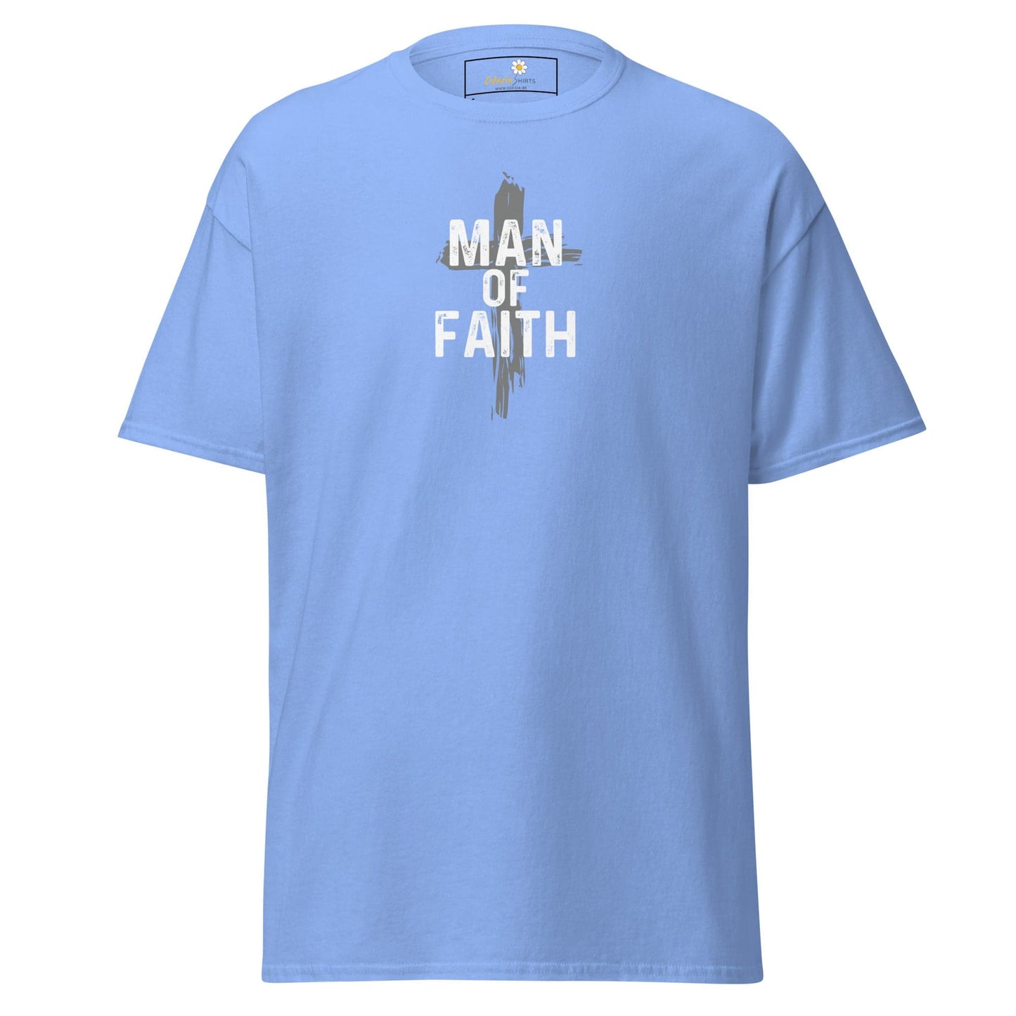 Unisex classic tee - SPIRITUAL MAN OF FAITH - REGULAR - Carolina Blue / S