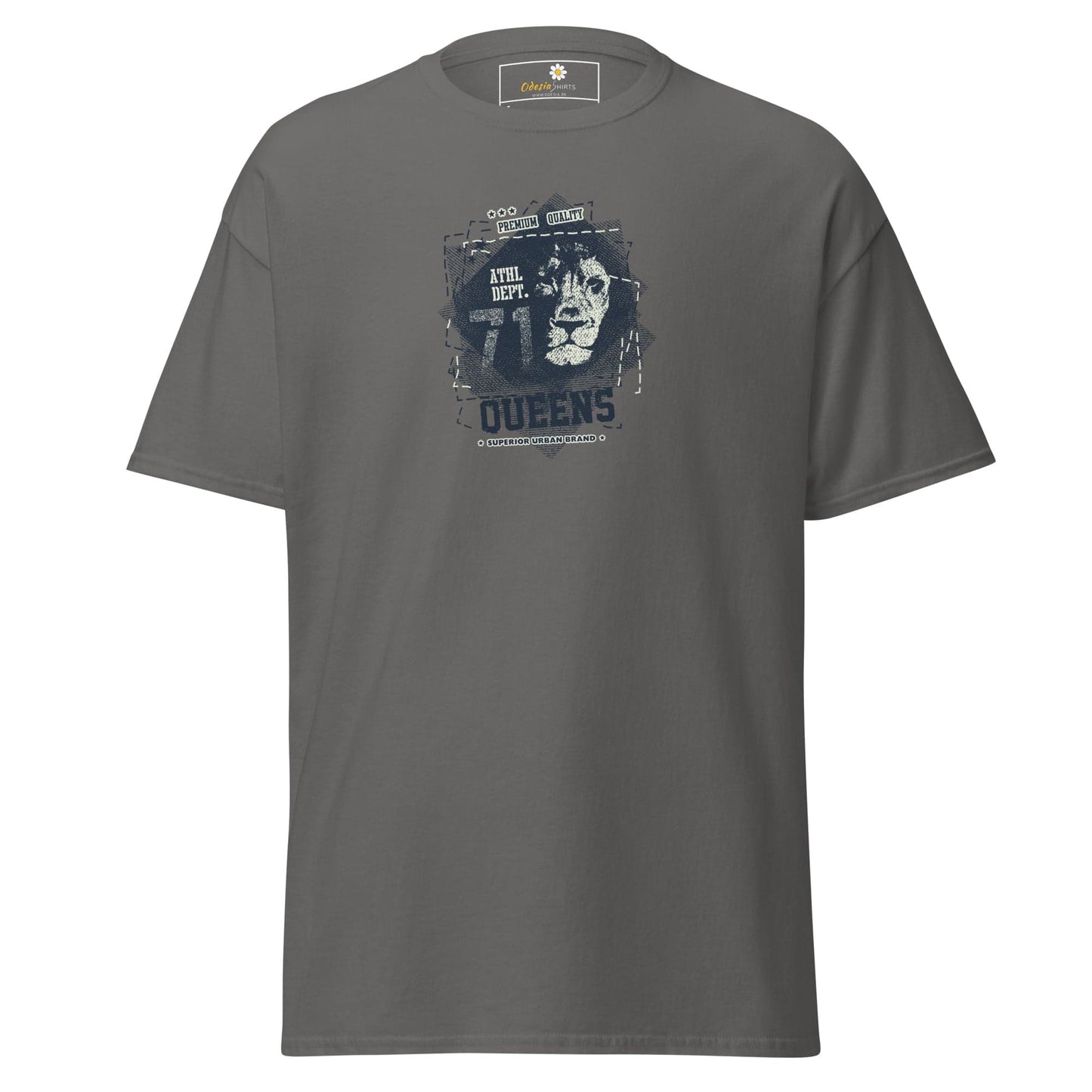 Unisex classic tee - URBAN WILD LIFE 71 QUEENS - REGULAR - Charcoal / S