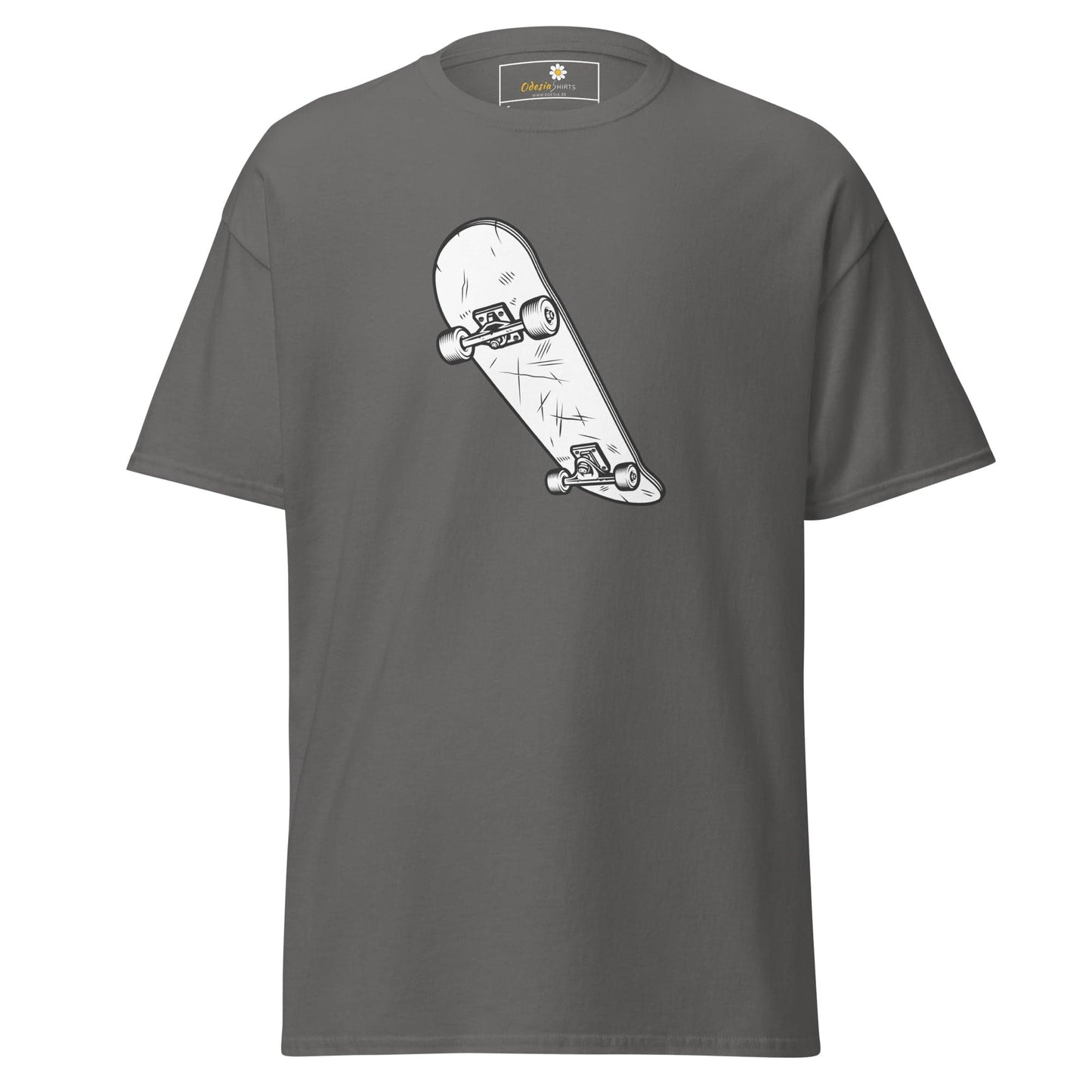 Unisex classic t-shirt - SPORT SKATEBOARD - REGULAR - Charcoal / S