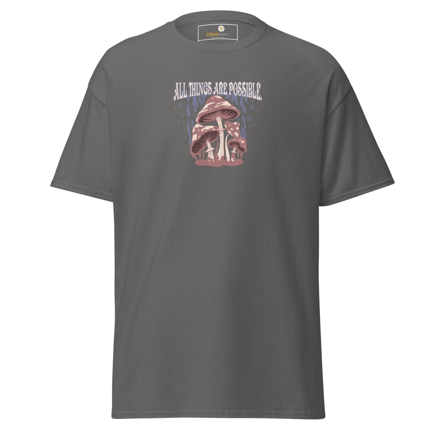 Unisex classic t-shirt - MYSTIC ALL THINGS POSSIBLE - REGULAR - Charcoal / S