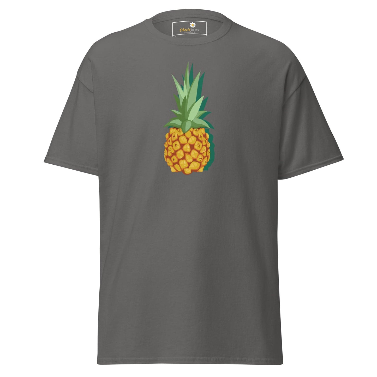 Unisex classic tee - SUMMER PINEAPPLE - REGULAR - Charcoal / S