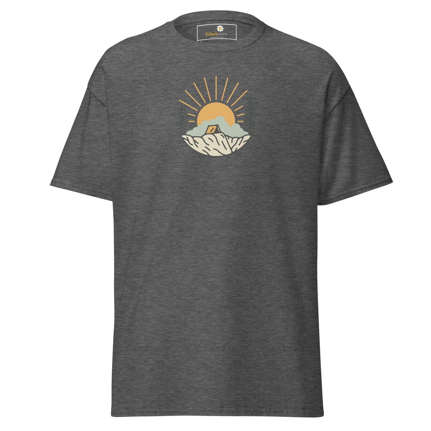 Unisex classic tee - MISC SUNNY CIRCLE - REGULAR - Dark Heather / S