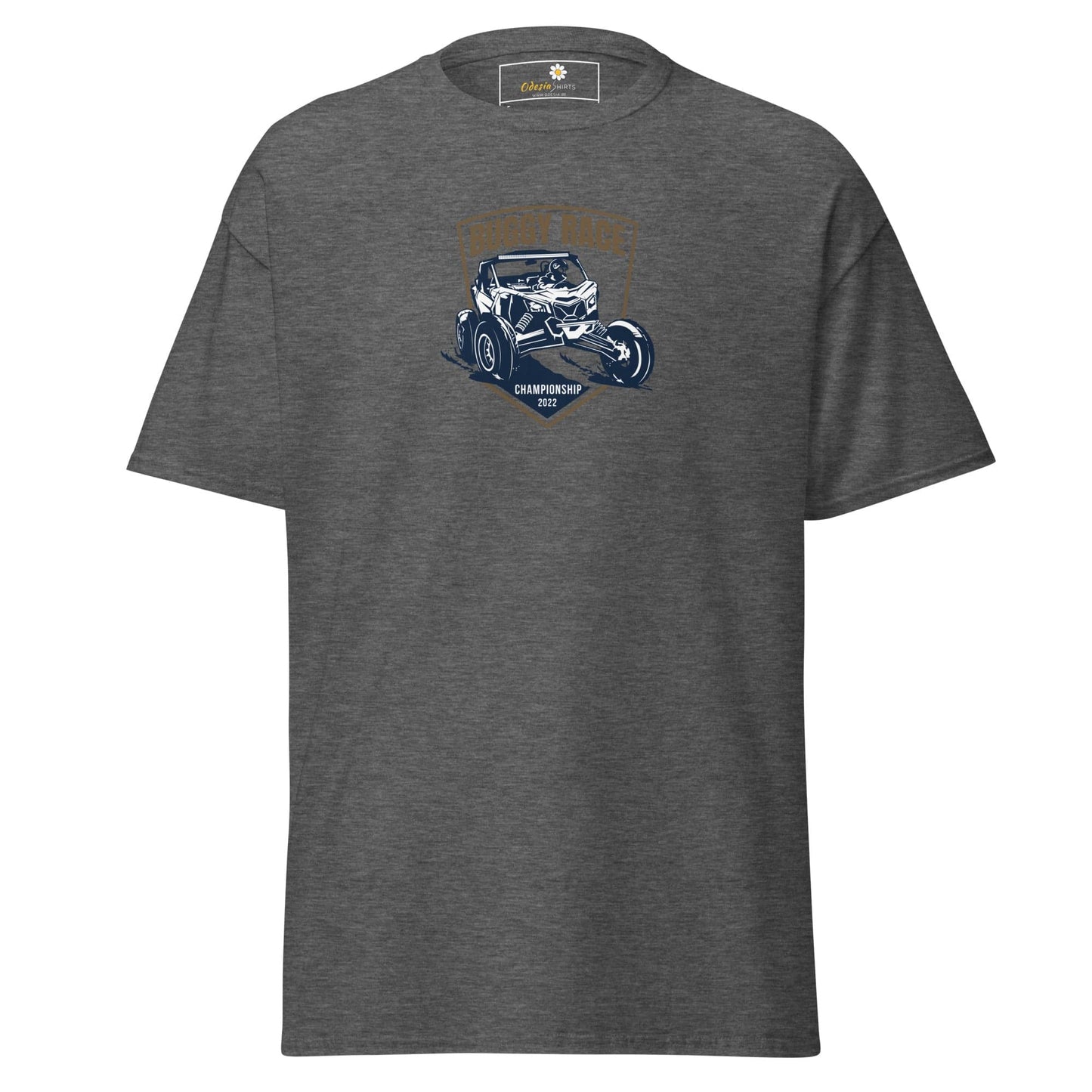 Unisex classic t-shirt - MOTOR BUGGY RACE - REGULAR - Dark Heather / S